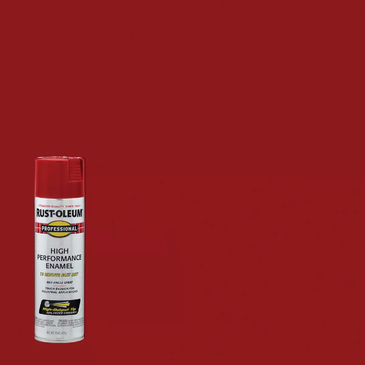 Rust-Oleum Professional 15 Oz. Gloss Industrial Enamel Spray Paint, Safety Red