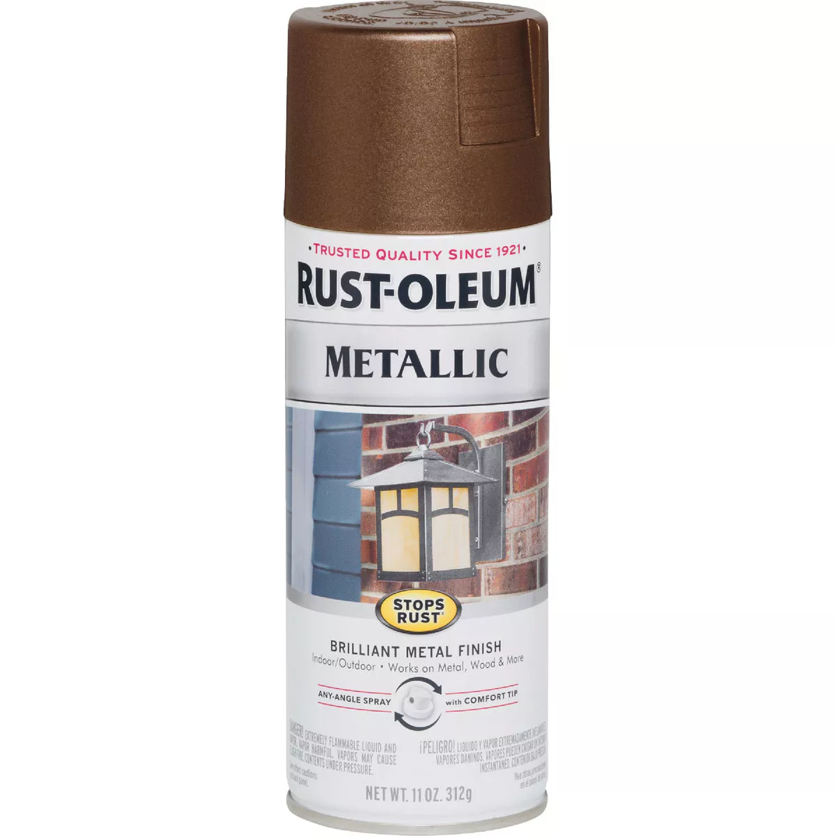 Rust-Oleum Stops Rust 11 Oz. Vintage Metallic Spray Paint, Dark Copper - photo 2