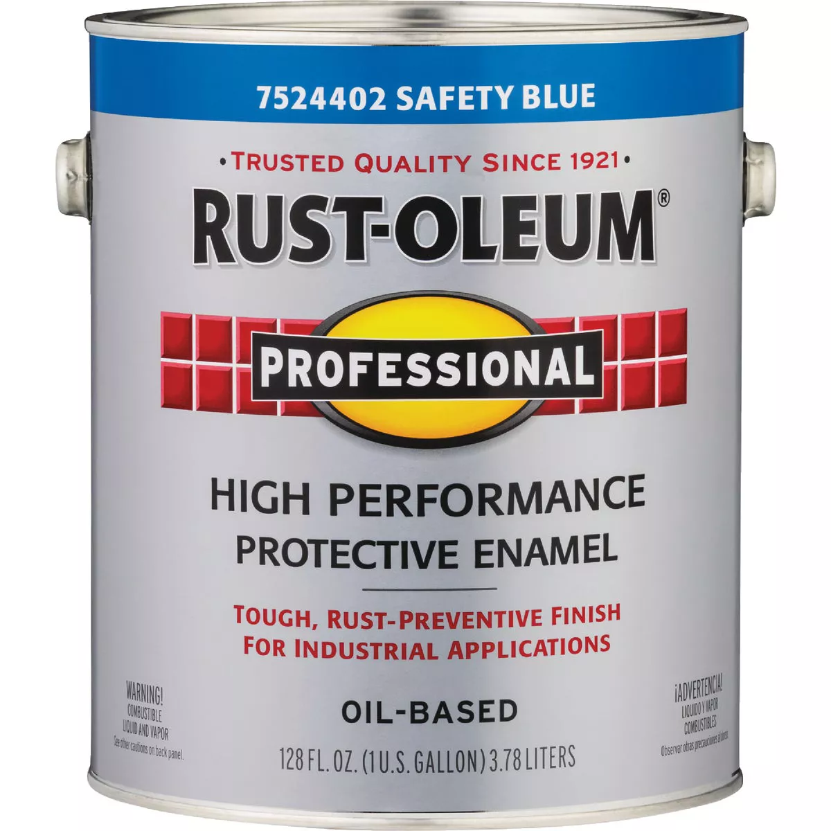 Rust-Oleum Professional DTM Industrial Enamel, Safety Blue, 1 Gal. - photo 2