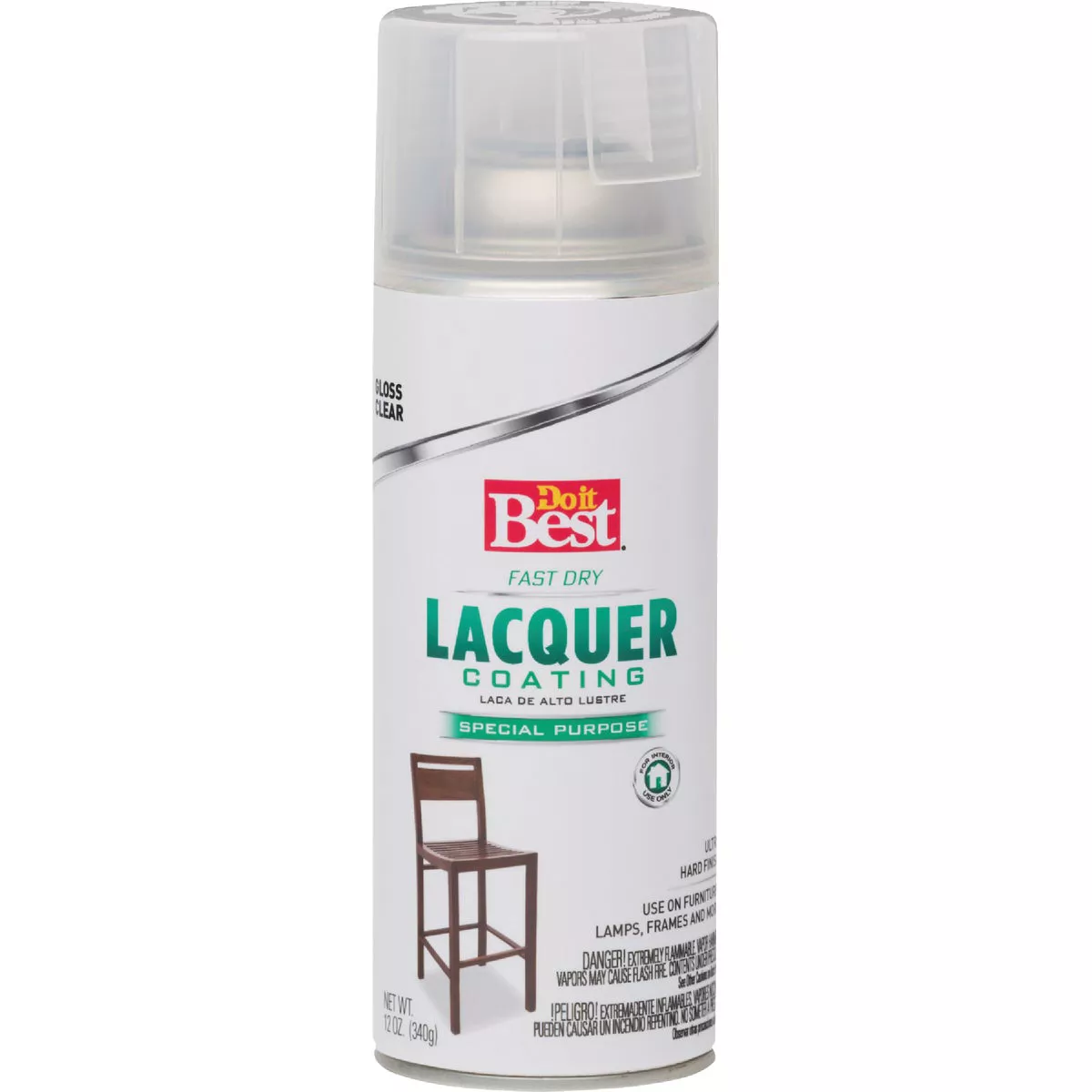 Do it Best 11 Oz. Clear High Gloss Spray Lacquer - photo 2