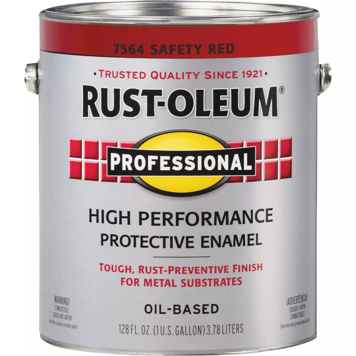 Rust-Oleum Professional DTM Industrial Enamel, Safety Red, 1 Gal. - photo 2
