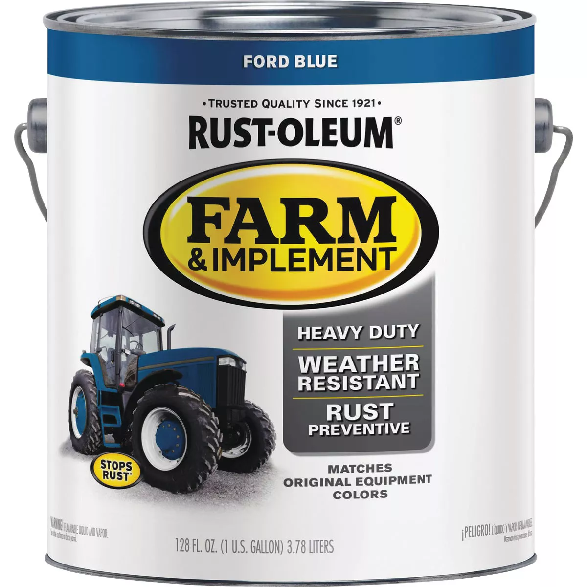 Rust-Oleum 1 Gallon Ford Blue Gloss Farm & Implement Enamel - photo 2