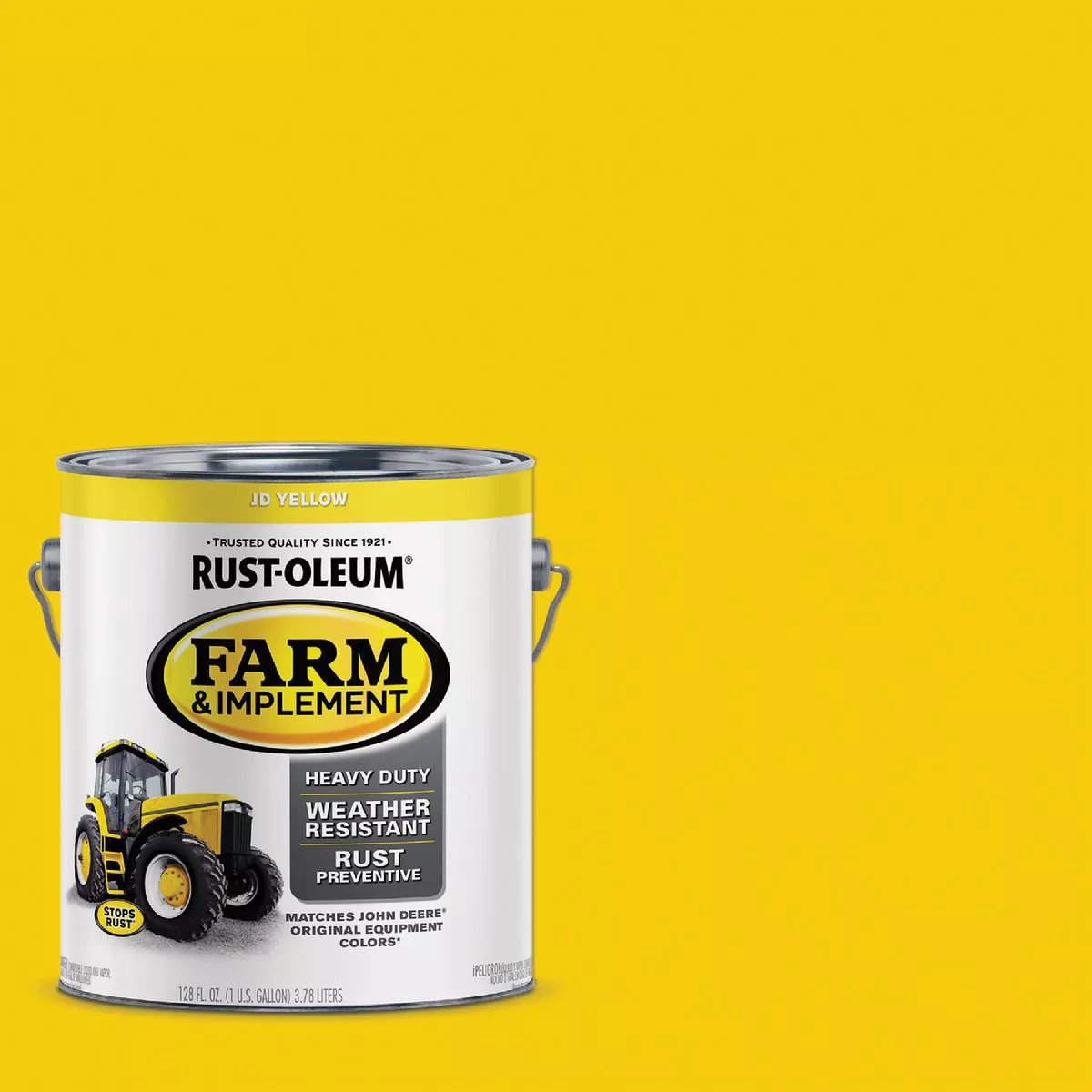 Rust-Oleum 1 Gallon JD Yellow Gloss Farm & Implement Enamel