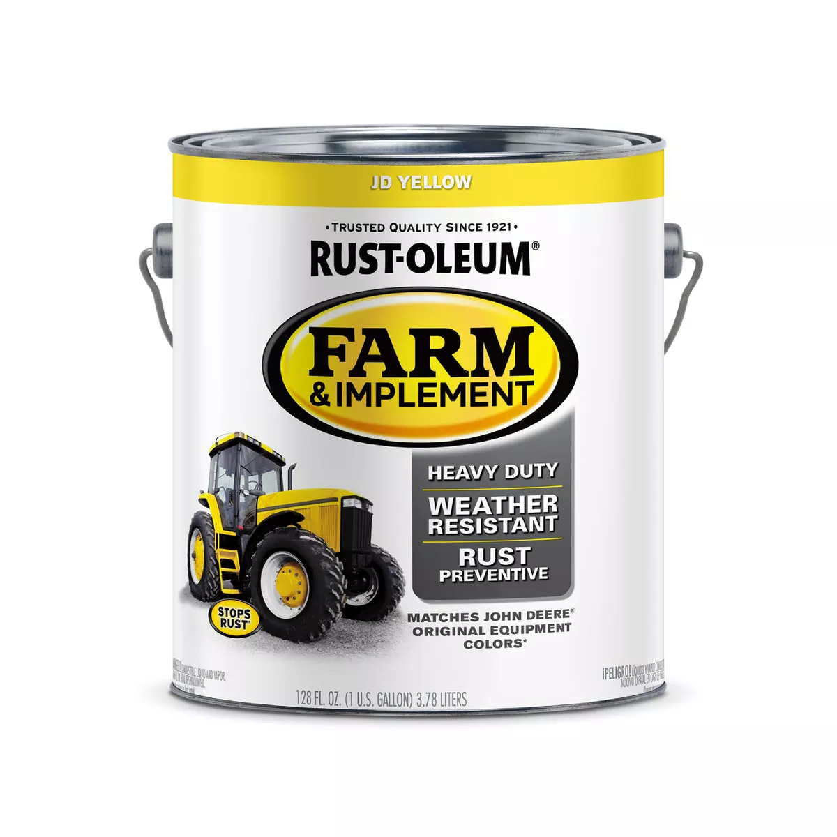 Rust-Oleum 1 Gallon JD Yellow Gloss Farm & Implement Enamel - photo 2