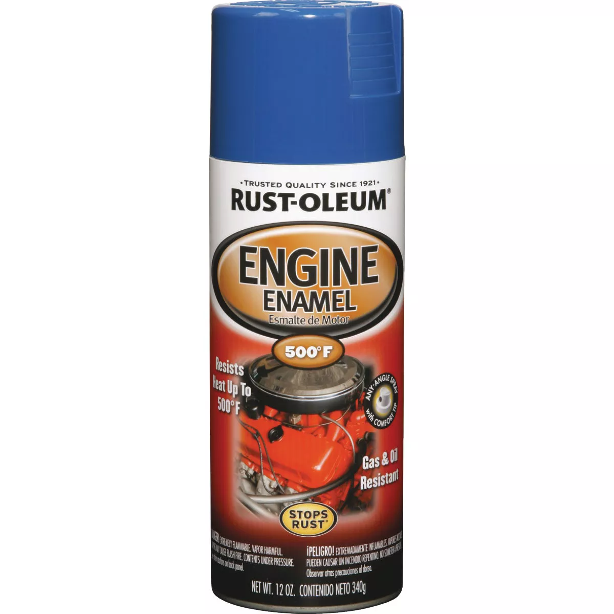 Rust-Oleum Stops Rust 12 Oz. Gloss Ford Blue Engine Enamel Spray Paint - photo 2