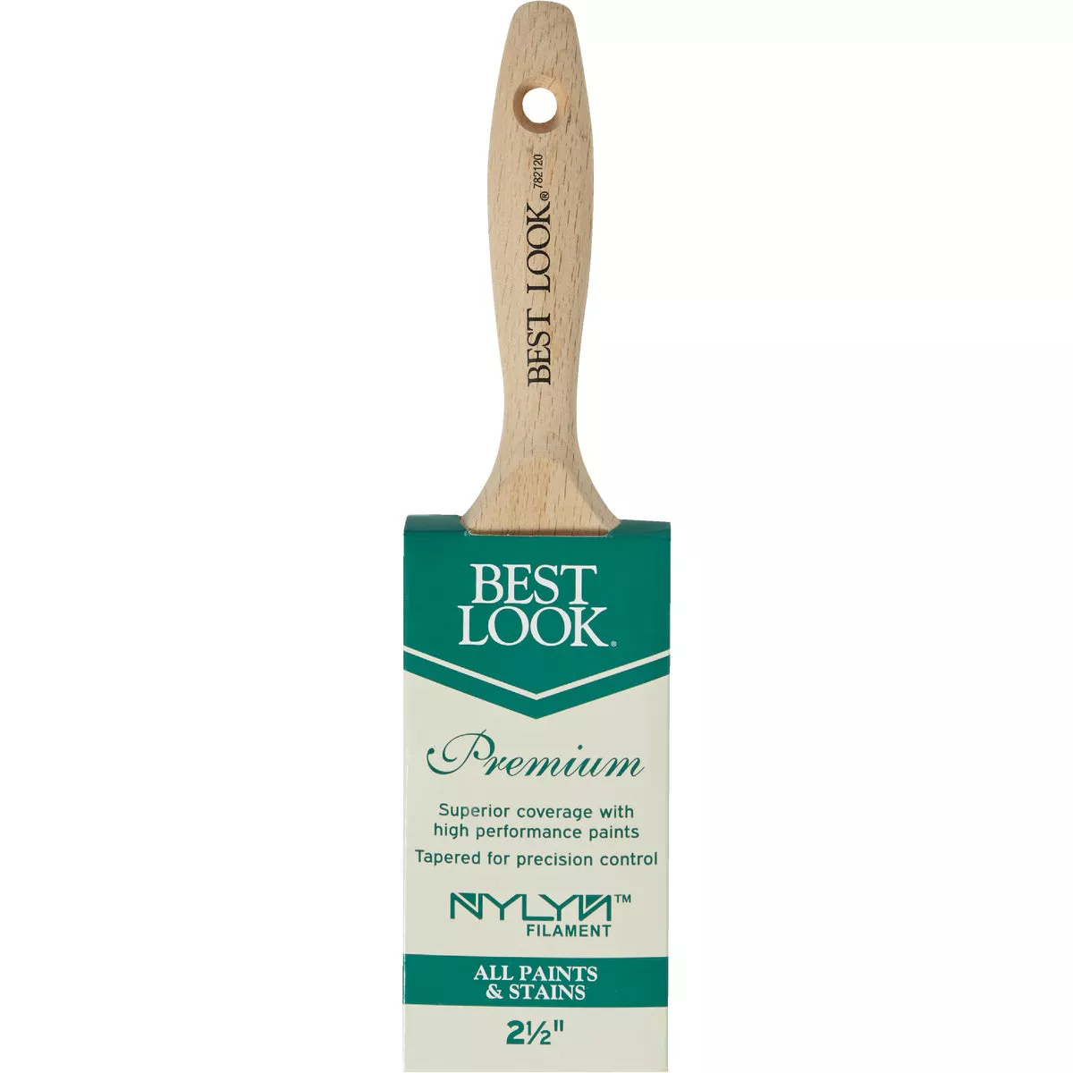 Best Look Premium 2.5 In. Flat Nylyn Paint Brush - photo 2