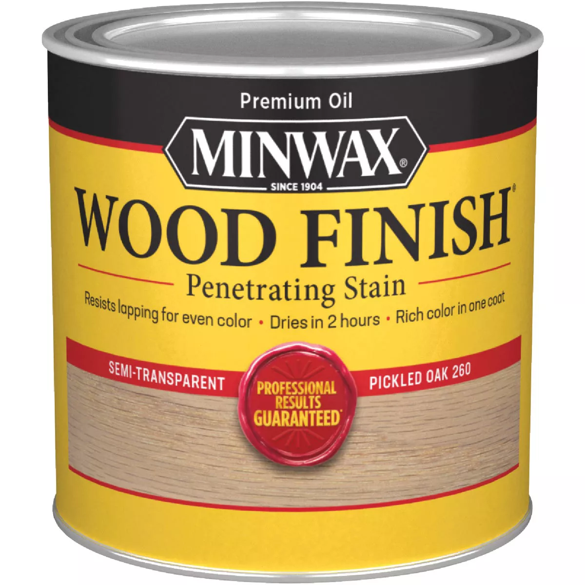 Minwax Wood Finish Penetrating Stain, Pickled Oak, 1/2 Pt.