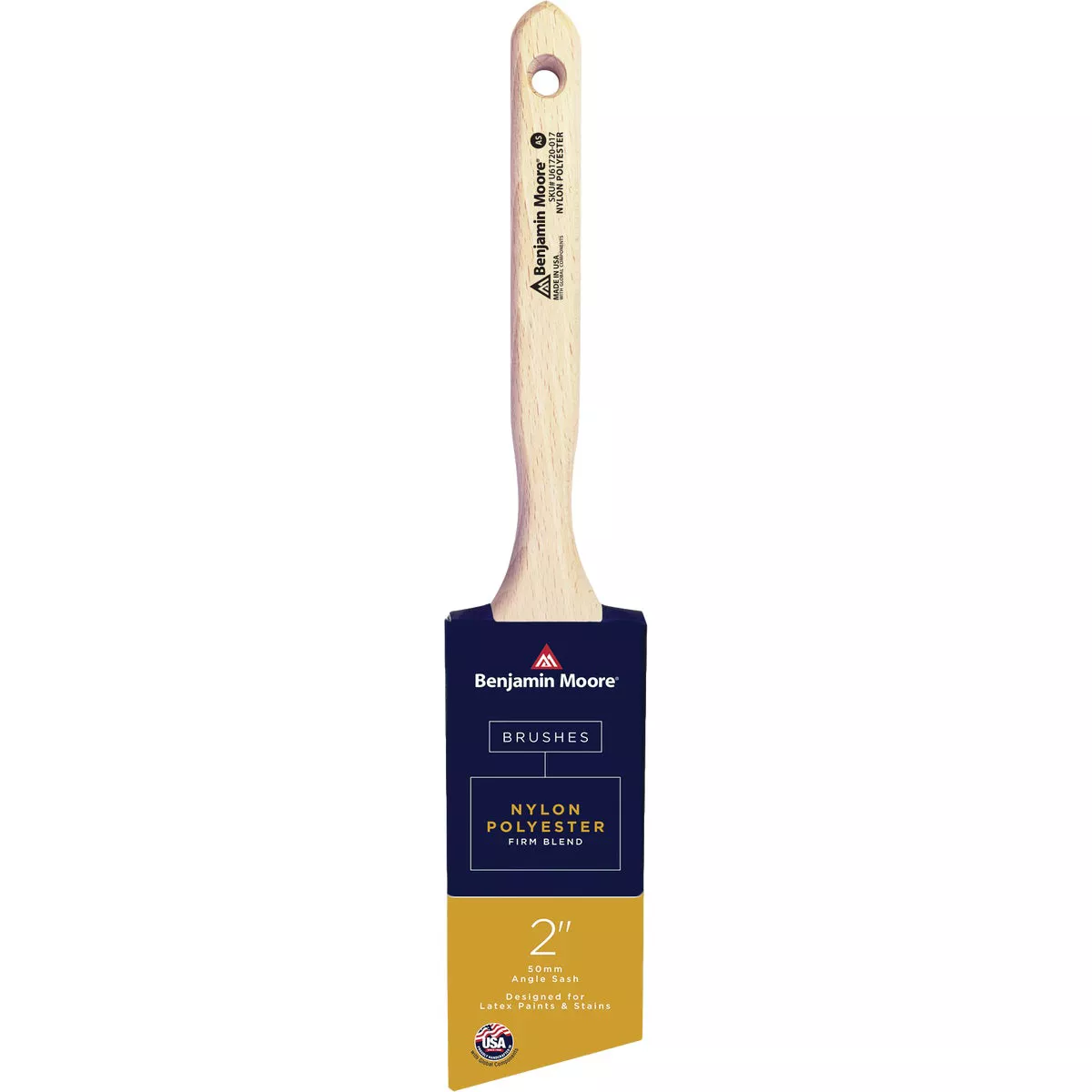 Benjamin Moore 2 In. Firm Nylon/Poly Angle Sash Brush - photo 2