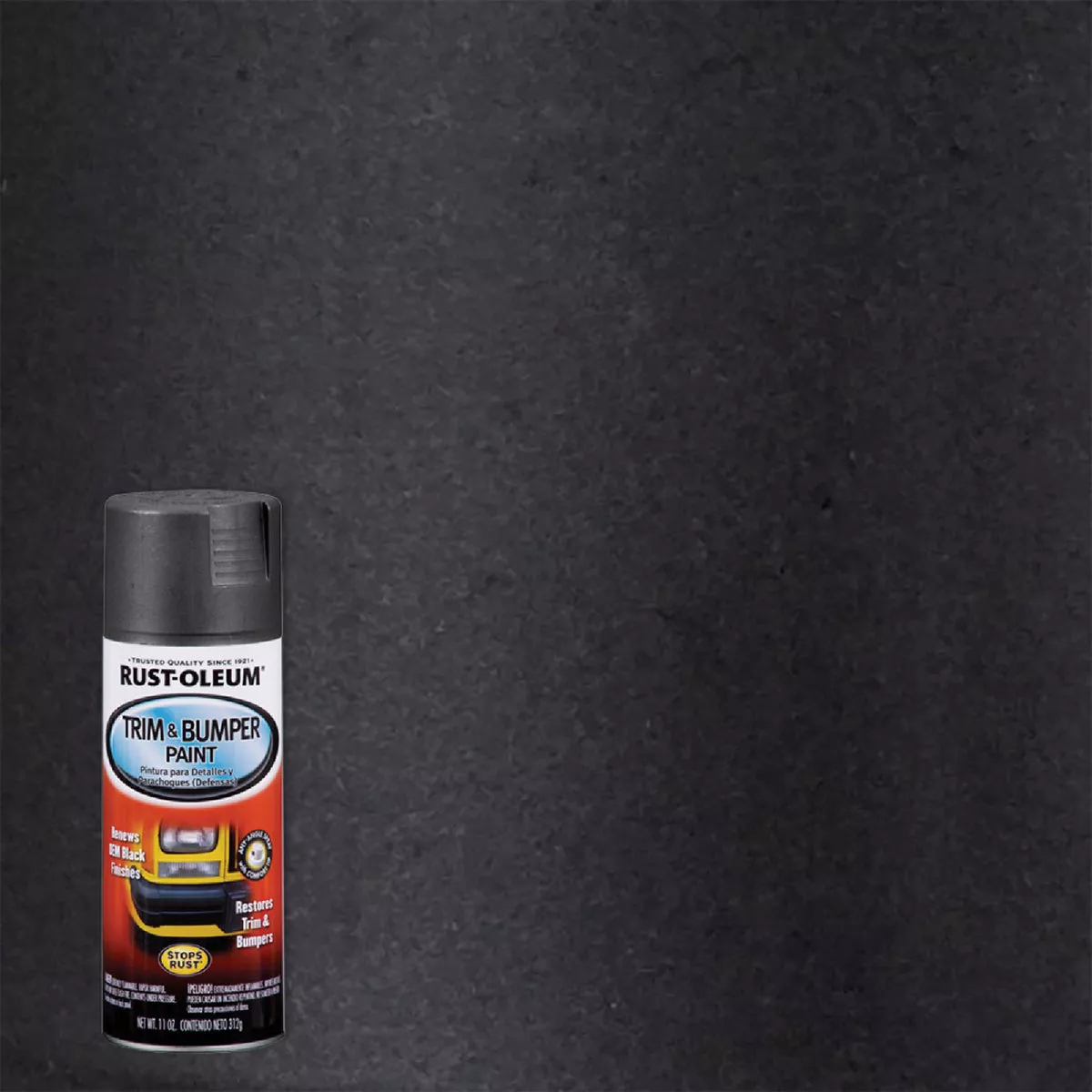 Rust-Oleum Stops Rust Automotive Trim & Bumper Spray Paint, 11 Oz., Matte Black - photo 2