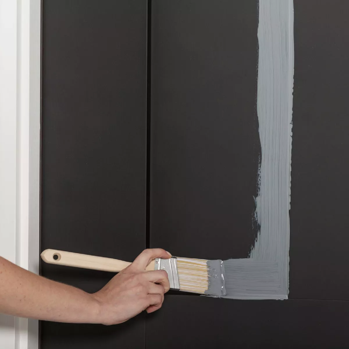 Rust-Oleum Stops Rust 1 Qt. Satin Alpine Gray Door and Trim Paint - photo 3