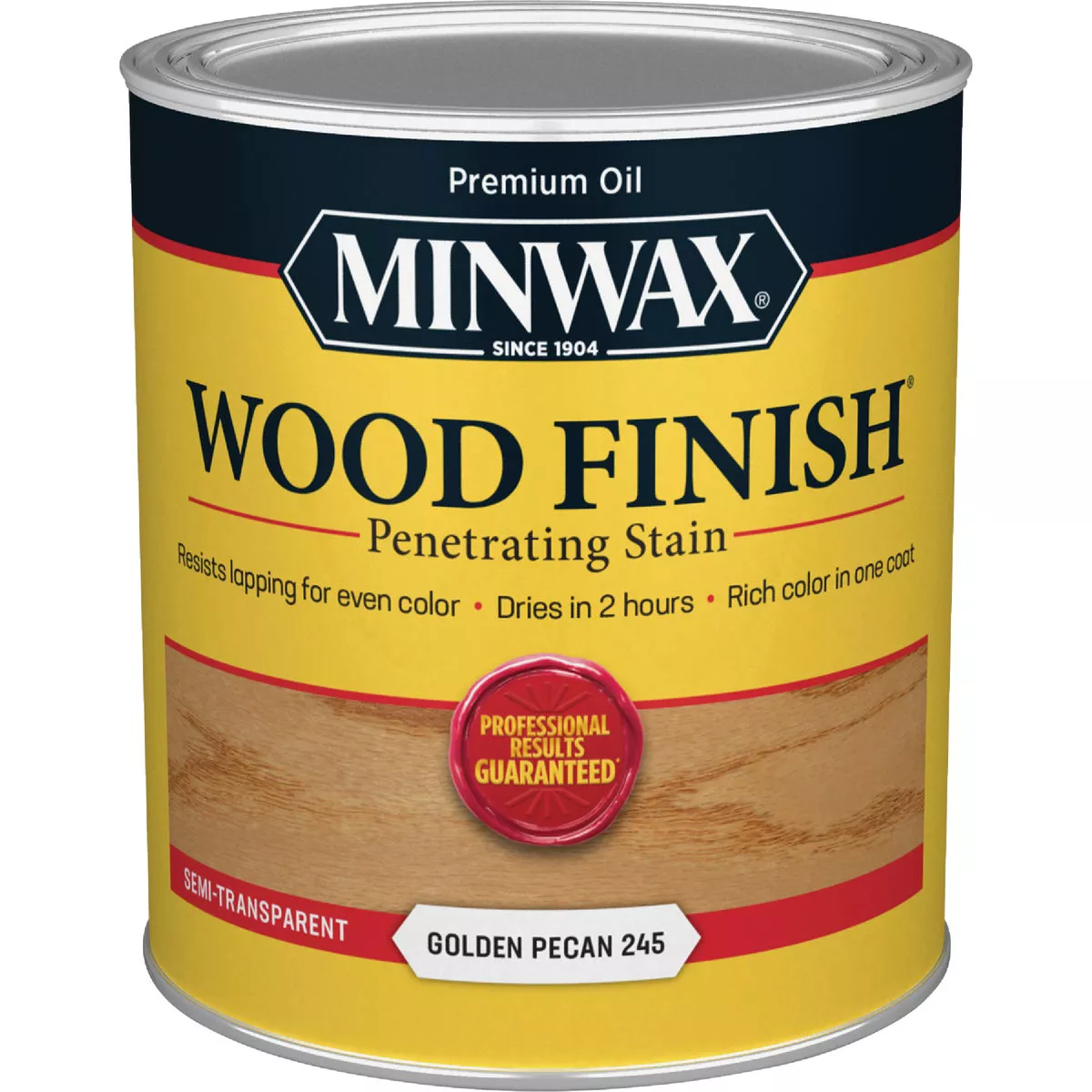 Minwax Wood Finish Penetrating Stain, Golden Pecan, 1 Qt. - photo 2