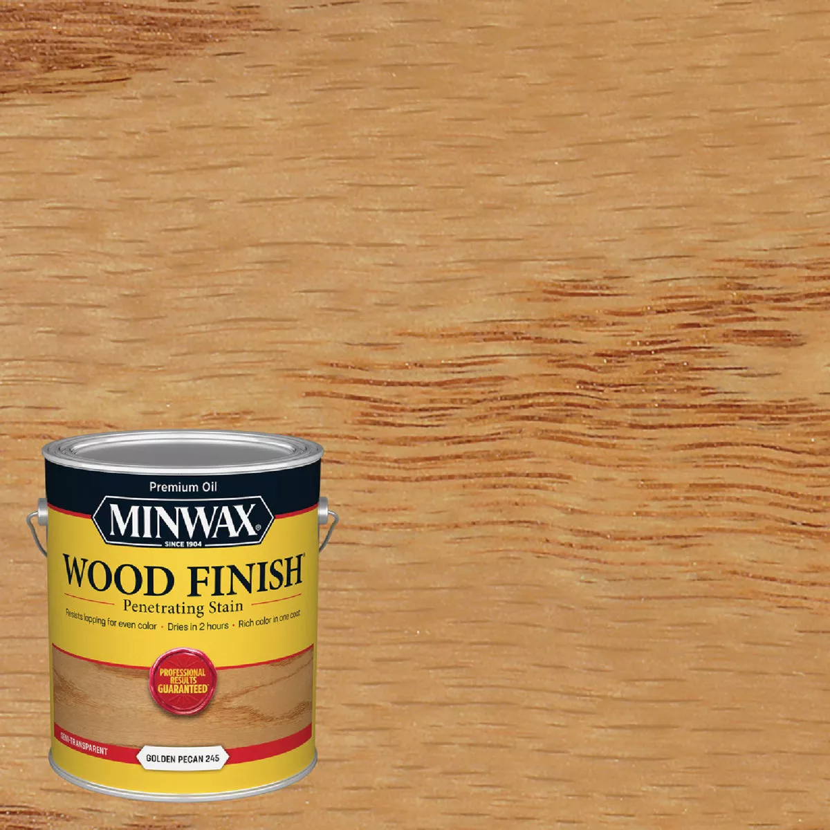 Minwax Wood Finish Penetrating Stain, Golden Pecan, 1 Gal.