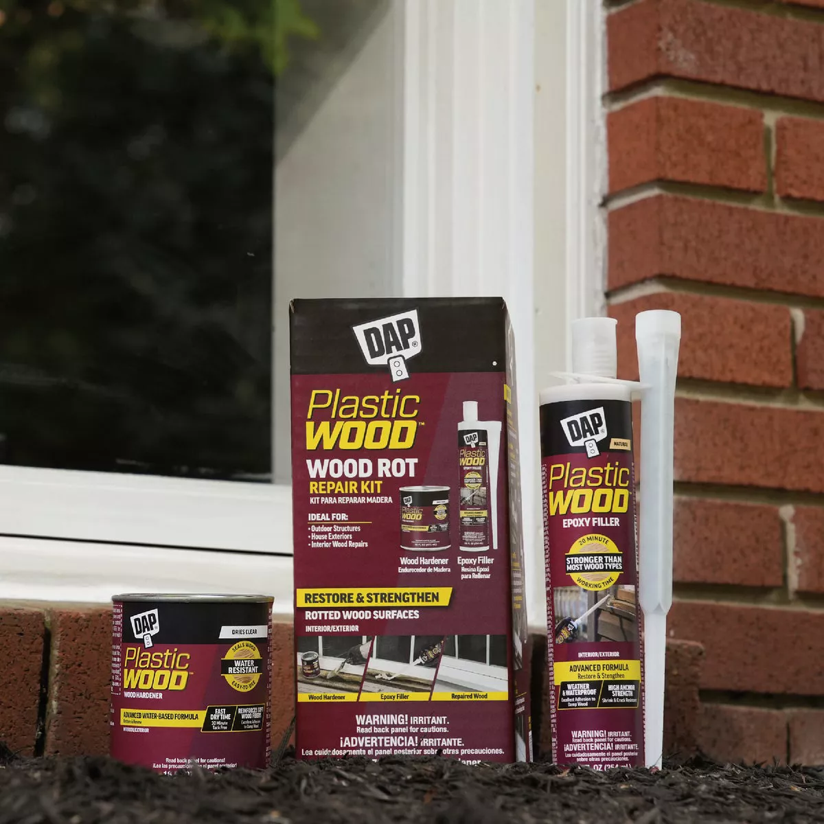 Dap Natural Plastic Wood Rot Repair Kit - photo 2