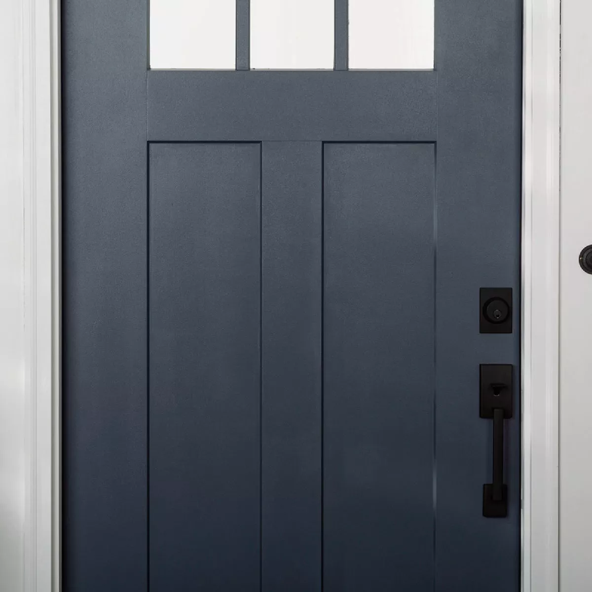 Rust-Oleum Stops Rust 1 Qt. Satin Nantucket Navy Door and Trim Paint - photo 5