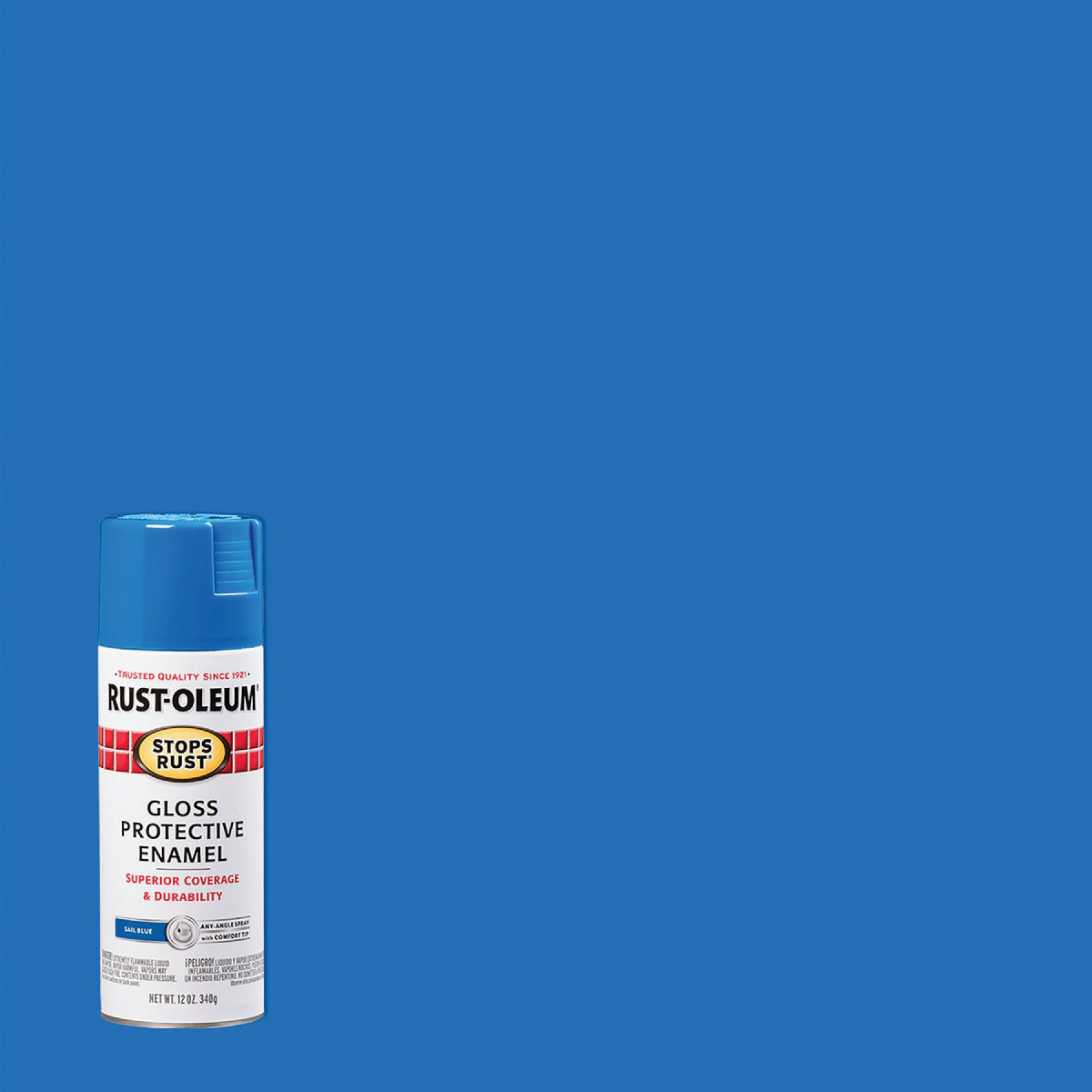 Rust-Oleum Stops Rust Sail Blue Gloss 12 Oz. Anti-Rust Spray Paint | Do ...