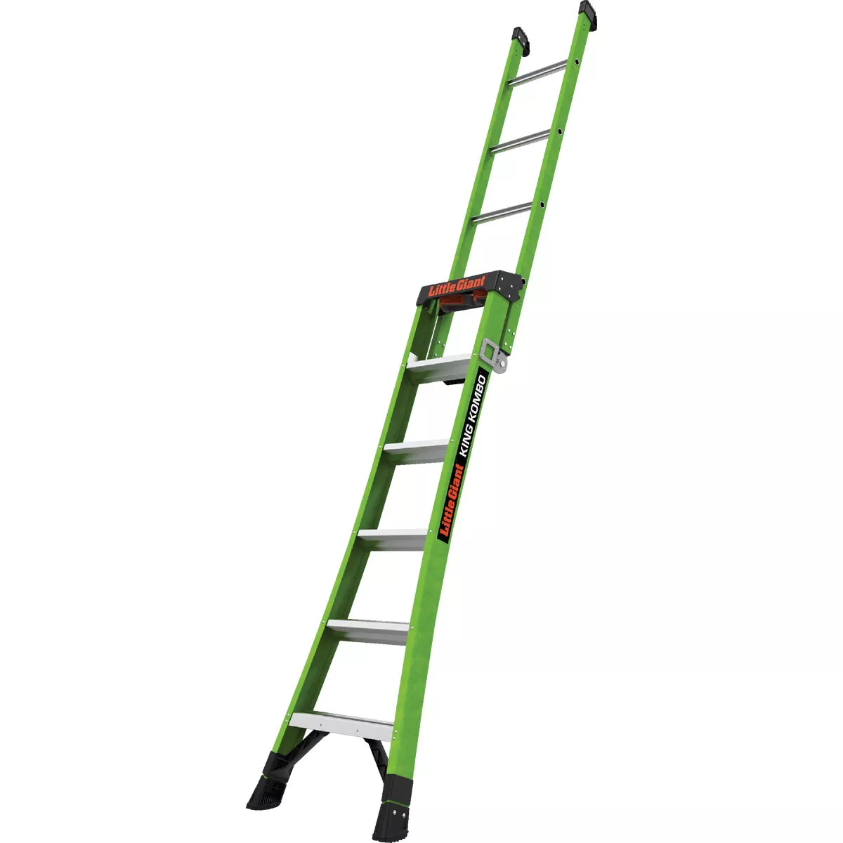 Little Giant King Kombo 6 Ft. To 10 Ft. 3-N-1 All Access Fiberglass Ladder With 375 Lb. Load Capacity Type 1AA Ladder Rating - photo 4