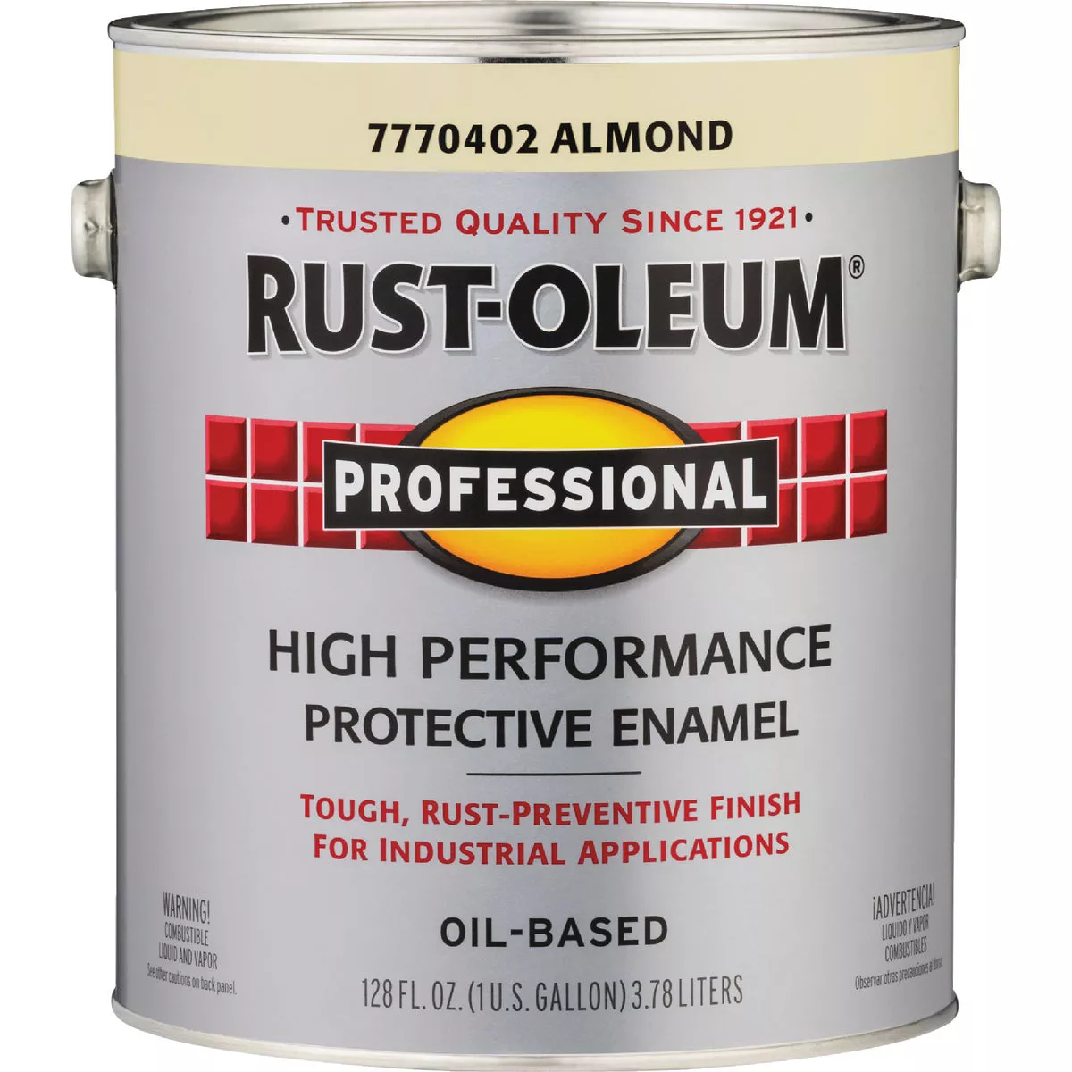 Rust-Oleum Professional Oil Based Gloss Protective Rust Control Enamel, Almond, 1 Gal. - photo 2