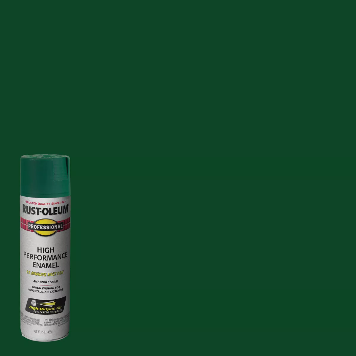 Rust-Oleum Professional Fast Dry 15 Oz. Gloss High Performance Enamel Spray Paint, Hunter Green