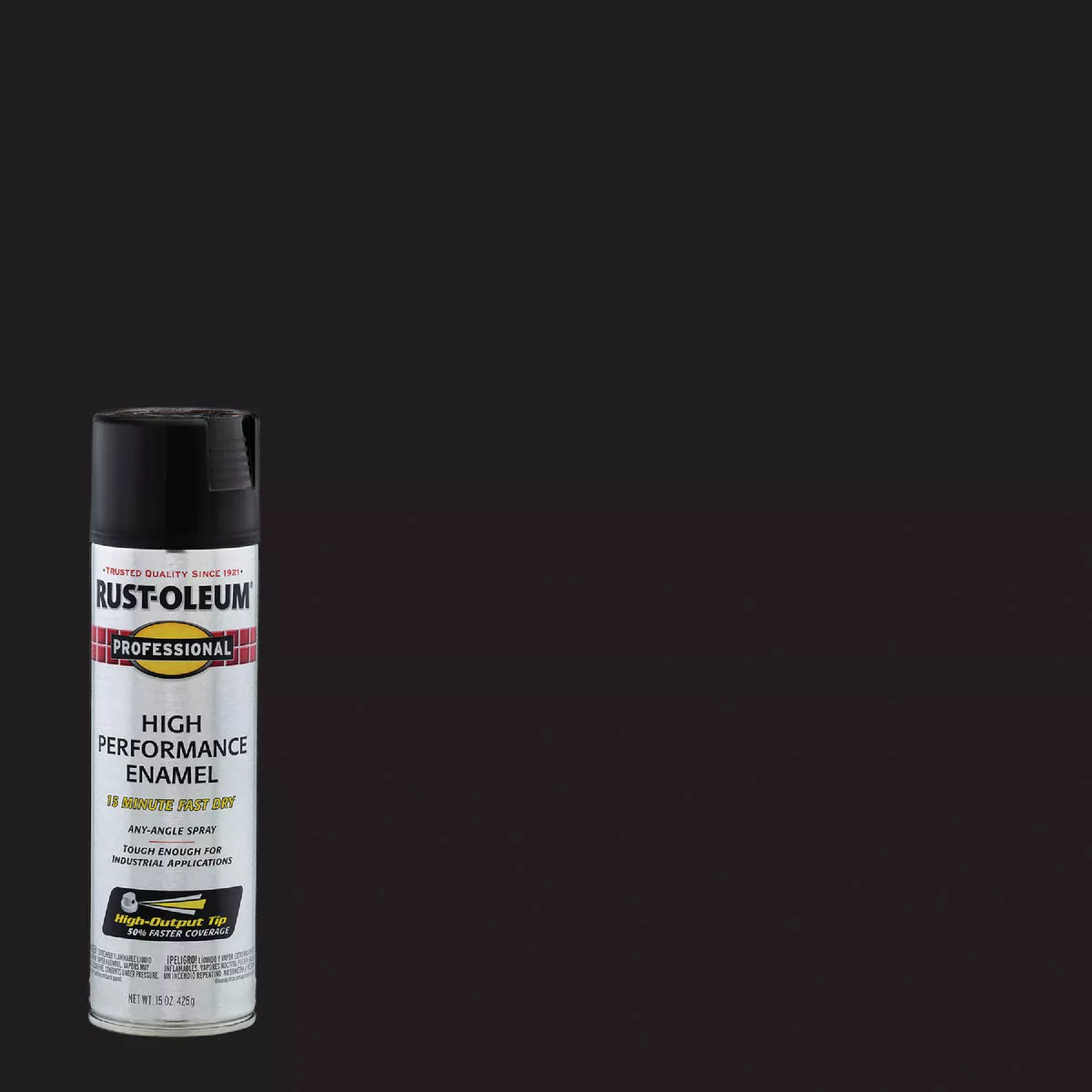Rust-Oleum Professional Fast Dry 15 Oz. Flat High Performance Enamel Spray Paint, Black