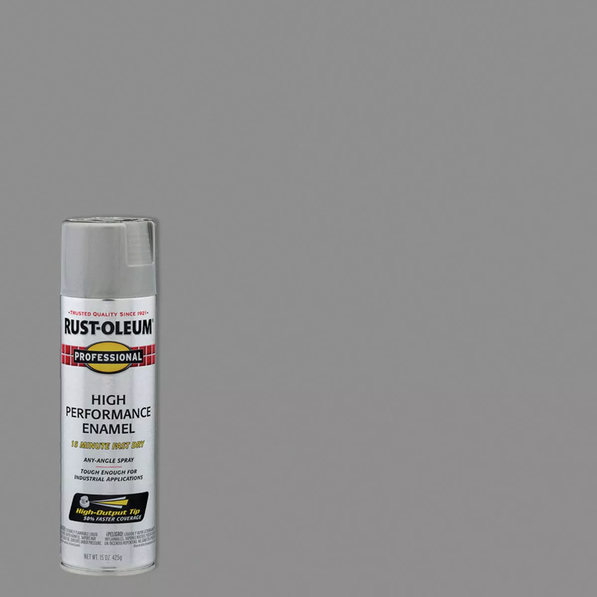 Rust-Oleum Professional Fast Dry 15 Oz. Gloss High Performance Enamel Spray Paint, Light Machine Gray