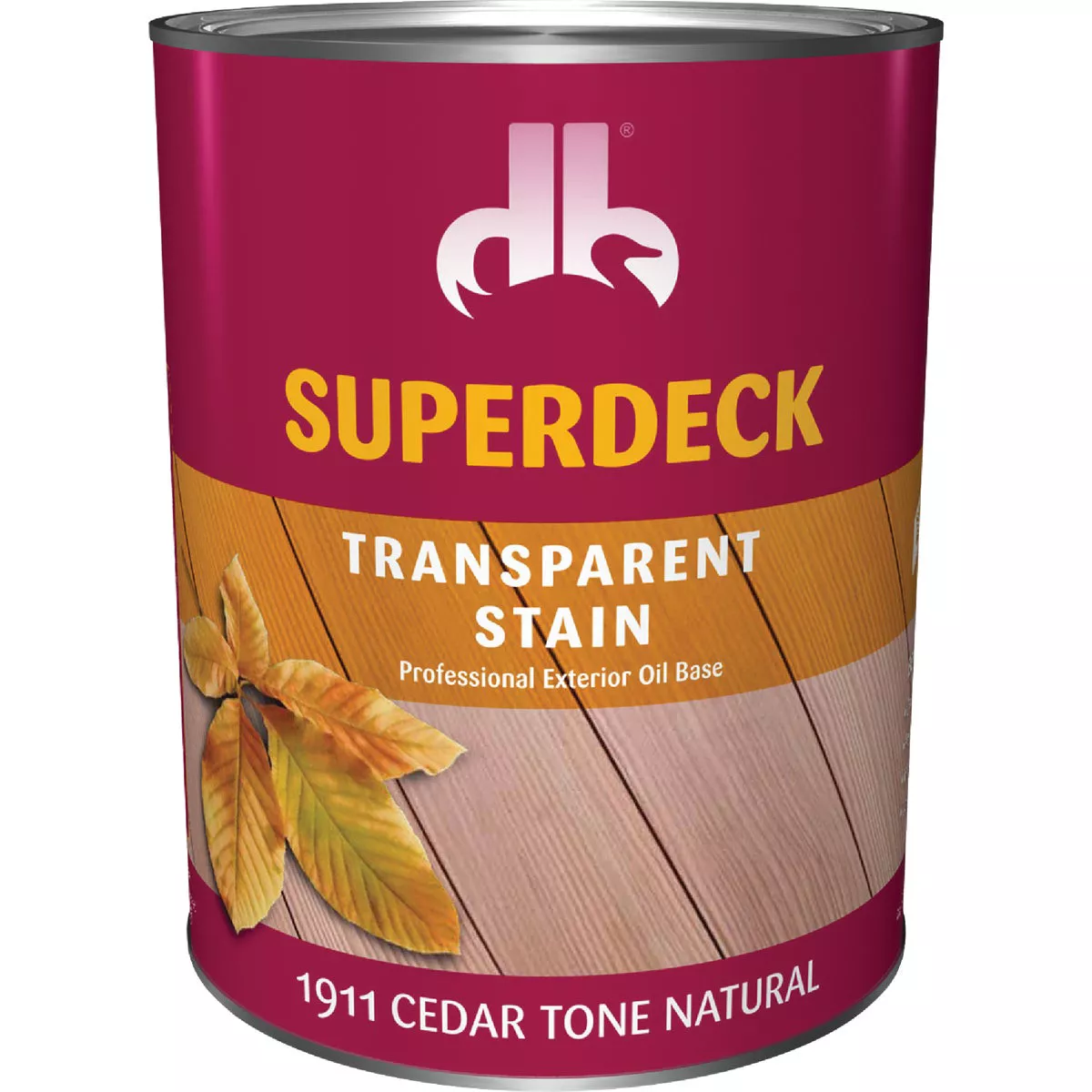 Duckback SUPERDECK VOC Transparent Exterior Stain, Cedar Tone Natural, 1 Gal. - photo 2