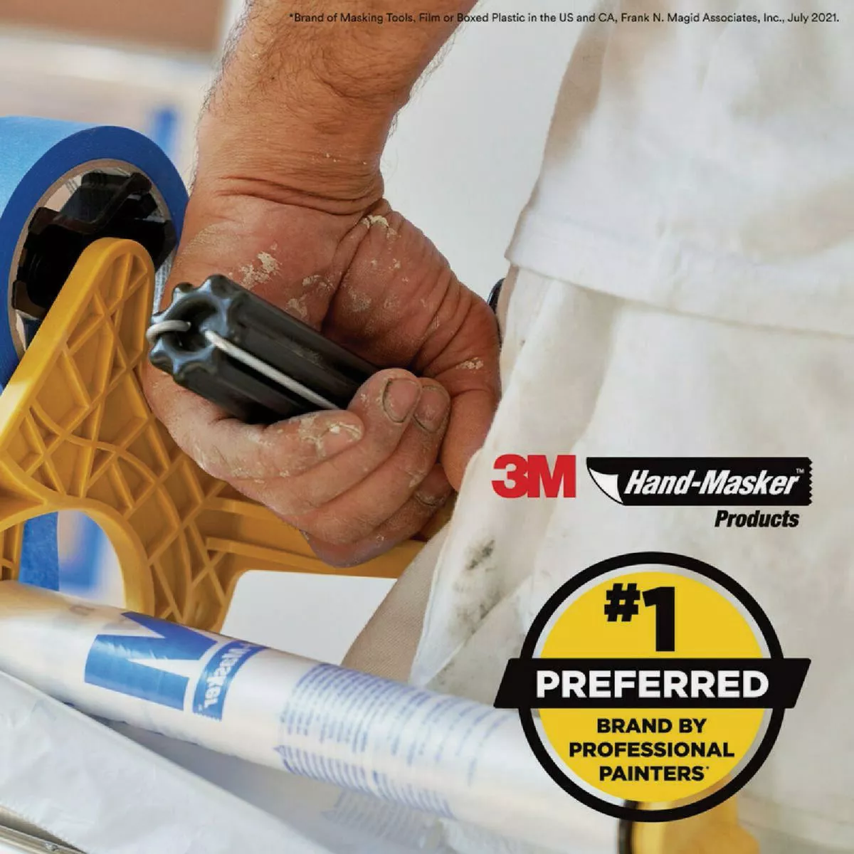 3M Hand-Masker 99 In. x 90 Ft. x 0.35 Mil. Advanced Masking Film - photo 4