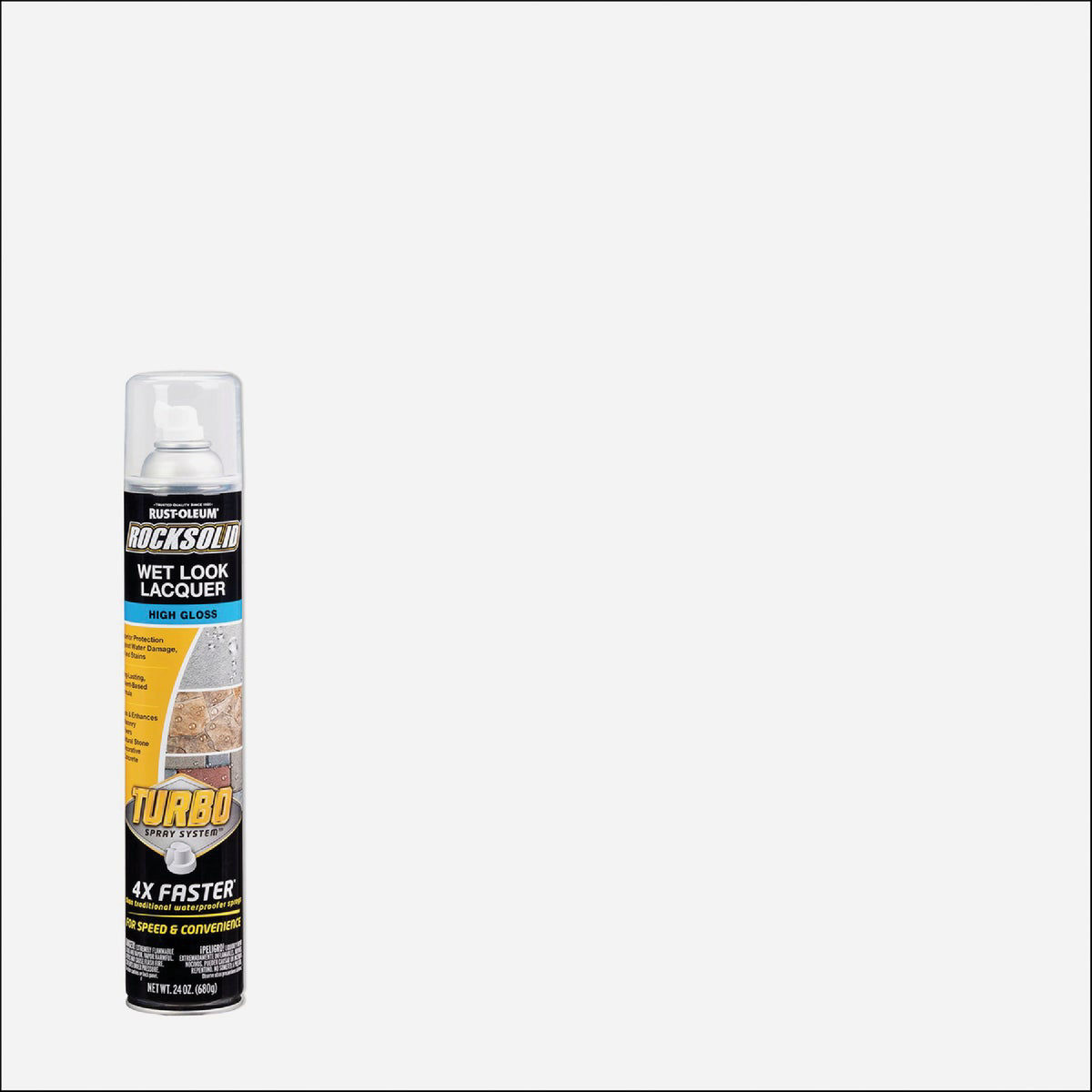 Rust-Oleum RockSolid 24 Turbo Spray System High Gloss Wet Look