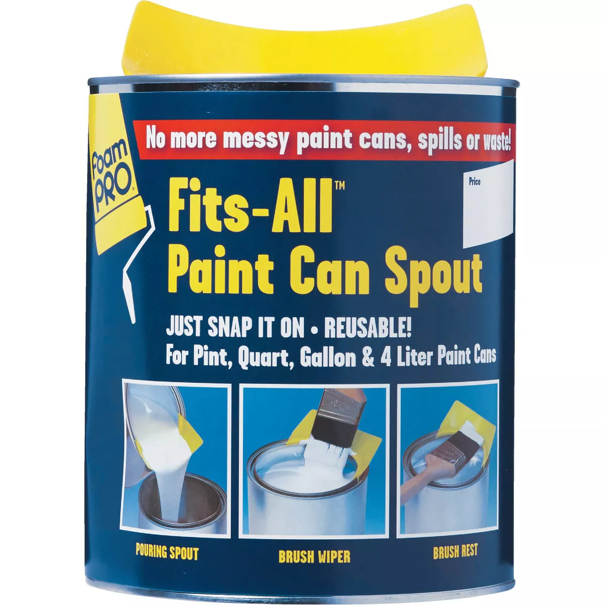 FoamPro Fits-All Snap-On Paint Can Pourer - photo 2