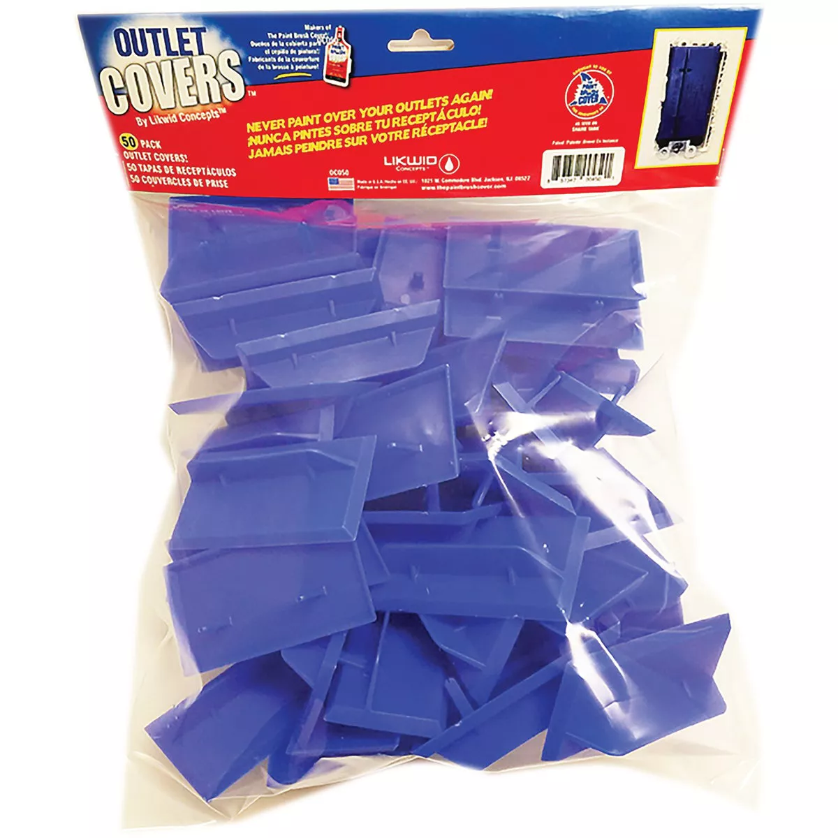 Likwid Concepts Plastic Outlet Cover (50 Count)