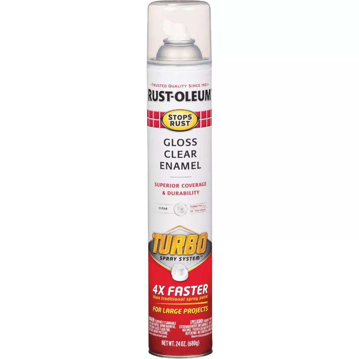 Rust-Oleum Stops Rust 24 Oz. Gloss Clear Turbo Spray Paint