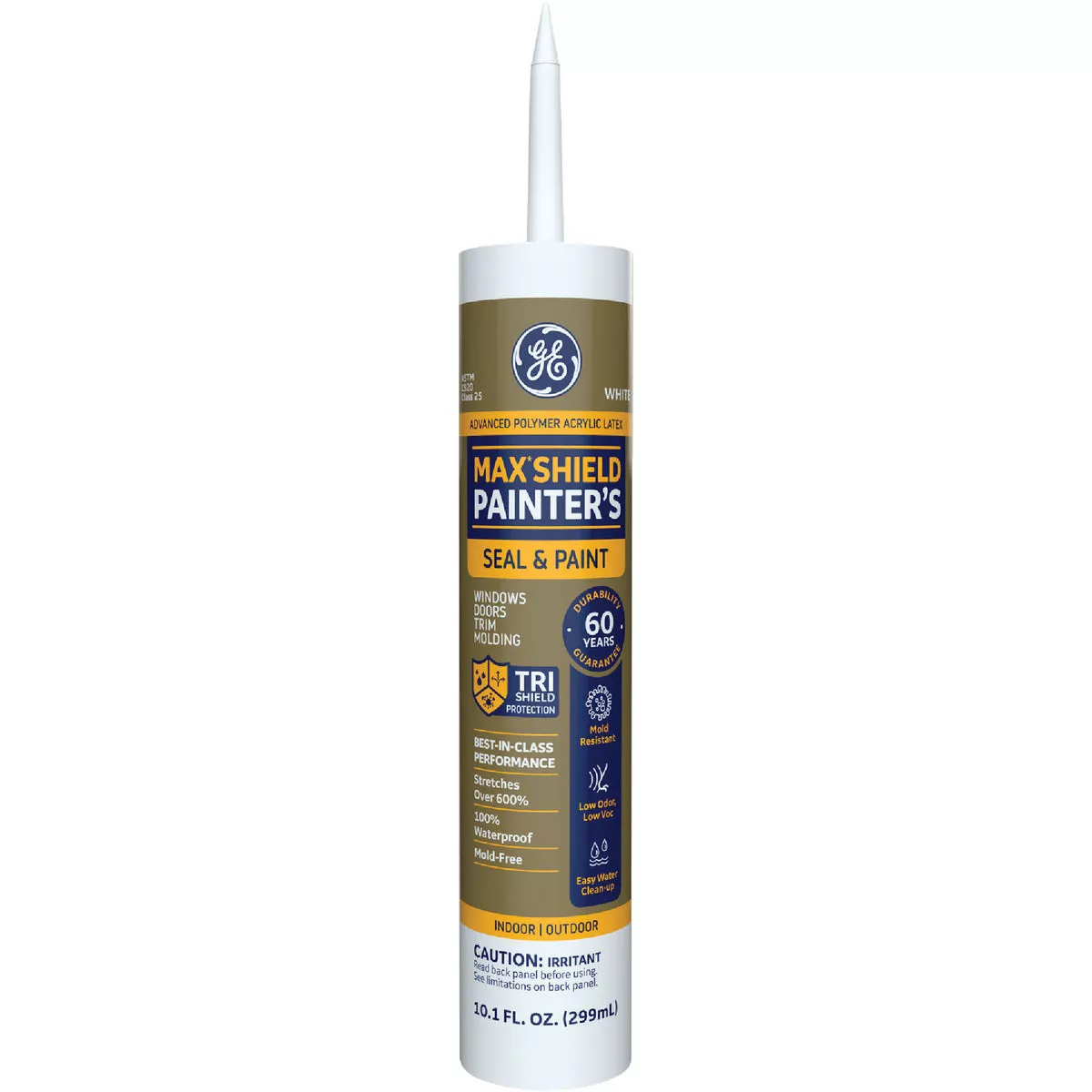 GE Max Shield Painters 10.1 Oz. White Advanced Polymer Acrylic Latex Sealant (MAP410WT)
