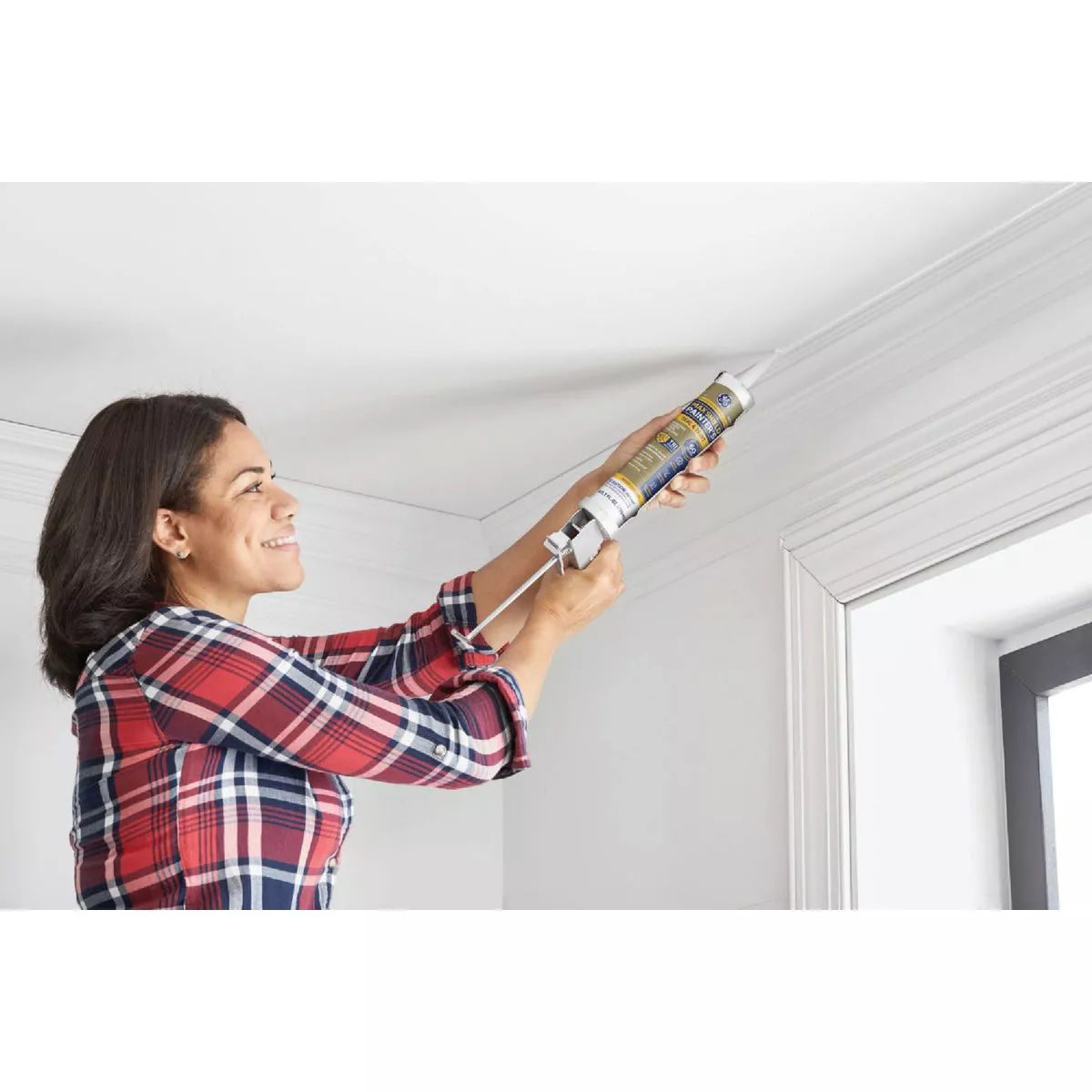 GE Max Shield Painters 10.1 Oz. White Advanced Polymer Acrylic Latex Sealant (MAP410WT) - photo 2