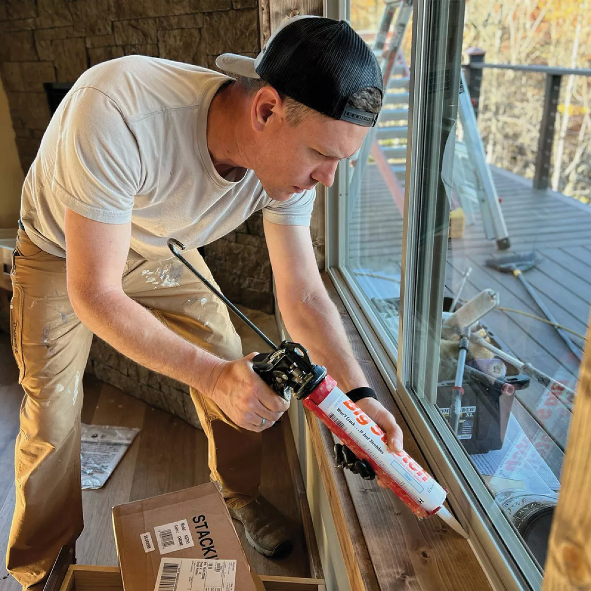 Sashco Big Stretch 10.5 Oz. Acrylic Elastomeric Caulk, Ironstone - photo 6