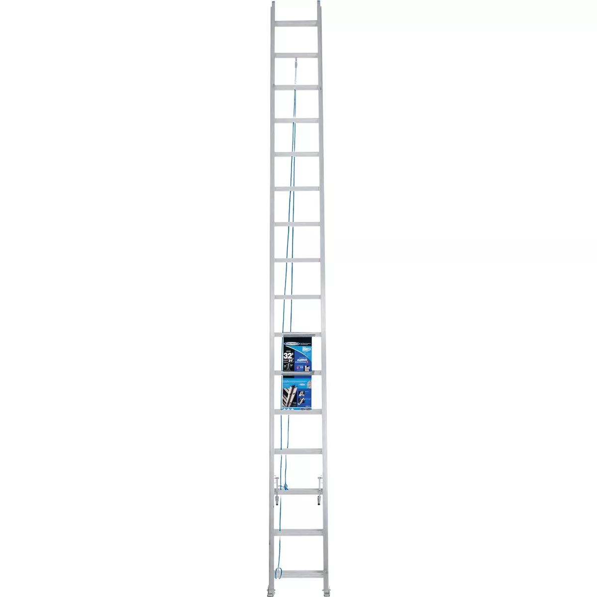 Werner 32 Ft. Aluminum Extension Ladder with 250 Lb. Load Capacity Type I Duty Rating - photo 2