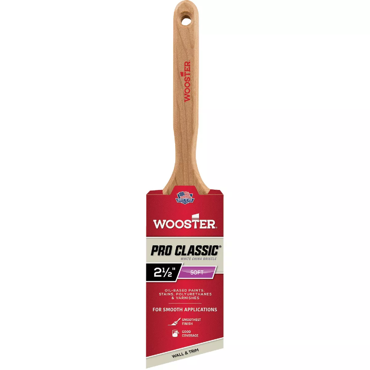 Wooster White China Bristle 2-1/2 In. Angle Sash Paint Brush
