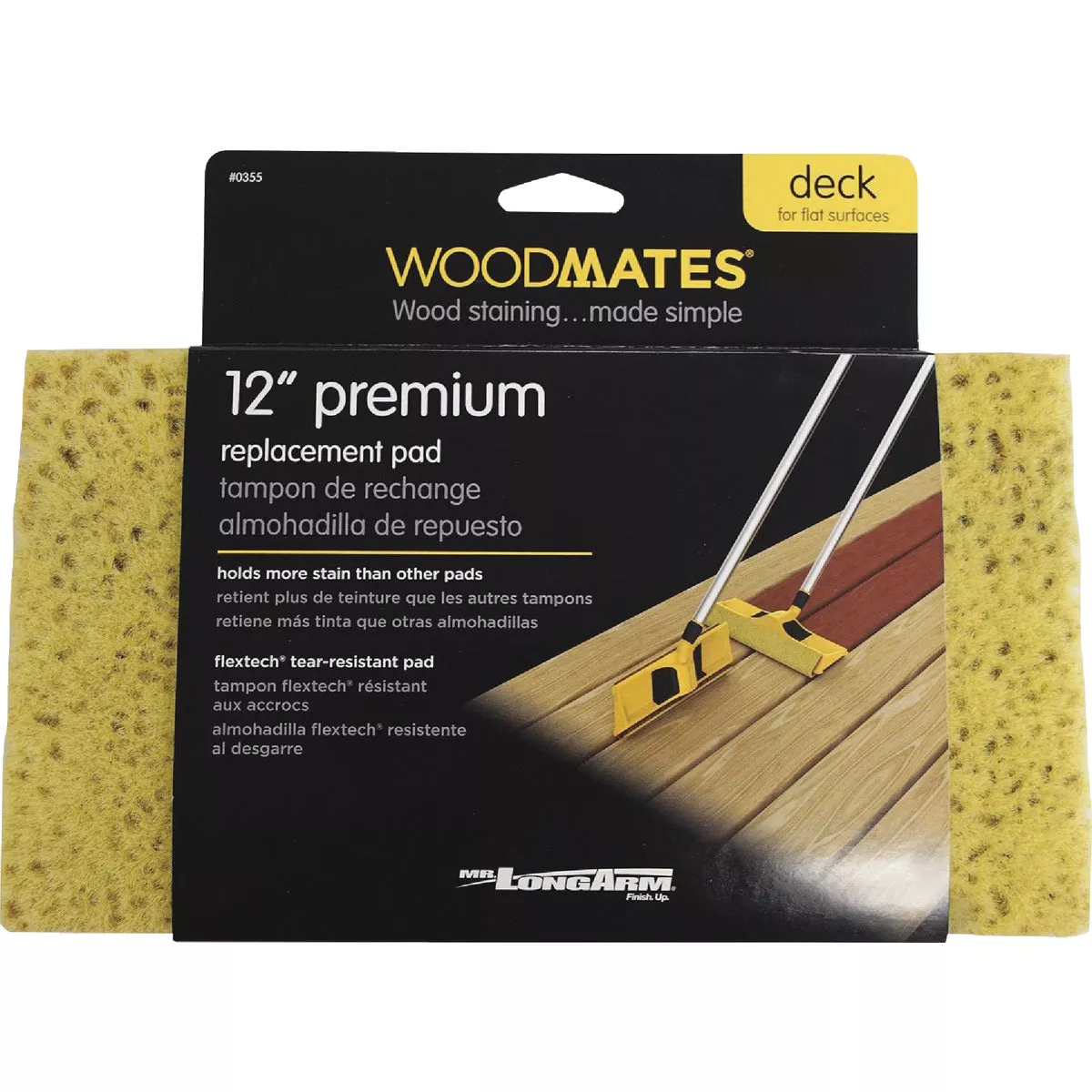 Mr. LongArm Woodmates 12 In. Premium Replacement Pad - photo 2