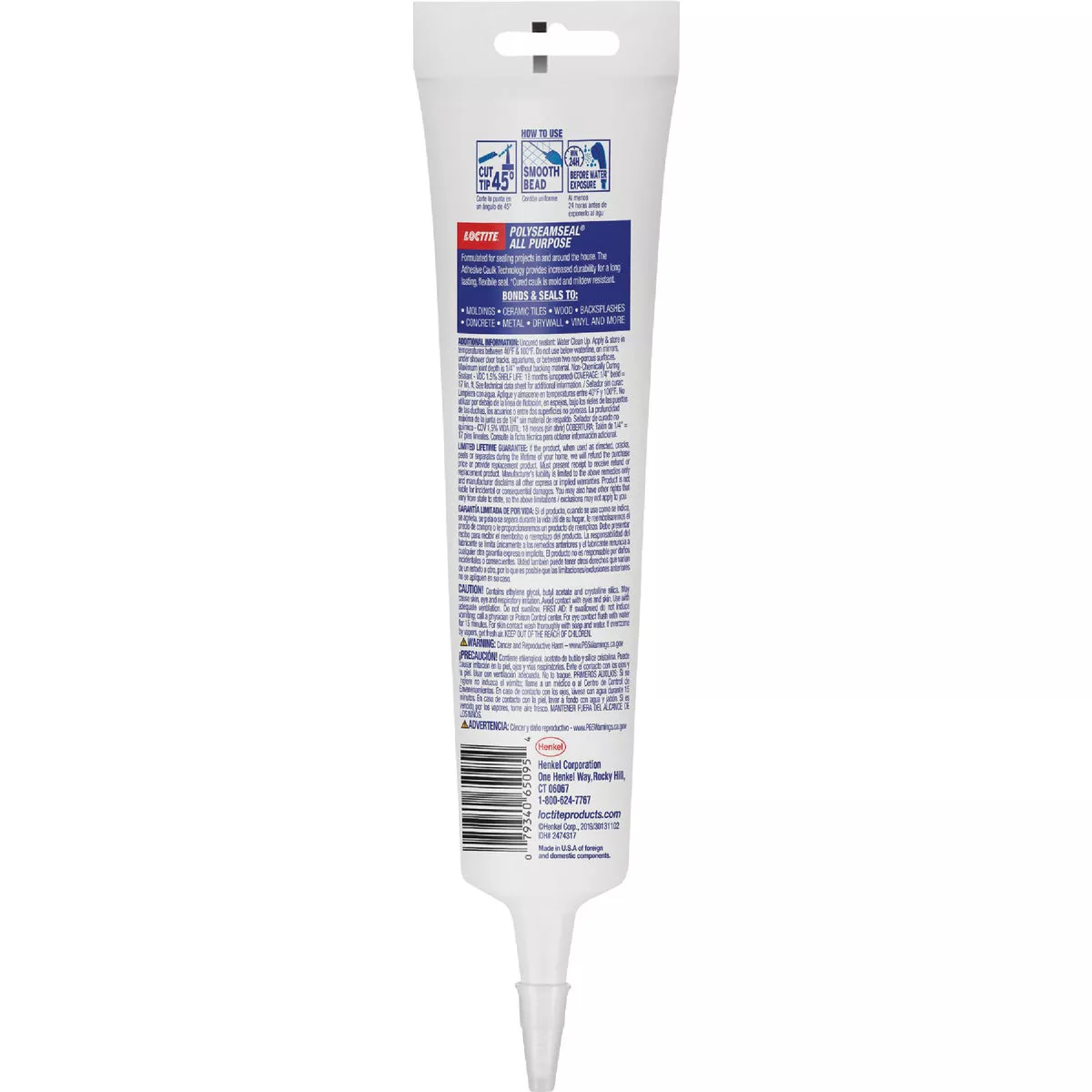Loctite POLYSEAMSEAL 5.5 Oz. White Adhesive Caulk - photo 5