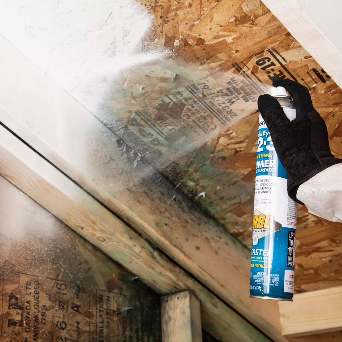 Zinsser 26 Oz. Bulls Eye 1-2-3 Primer Spray with Turbo Spray System, Flat White - photo 4