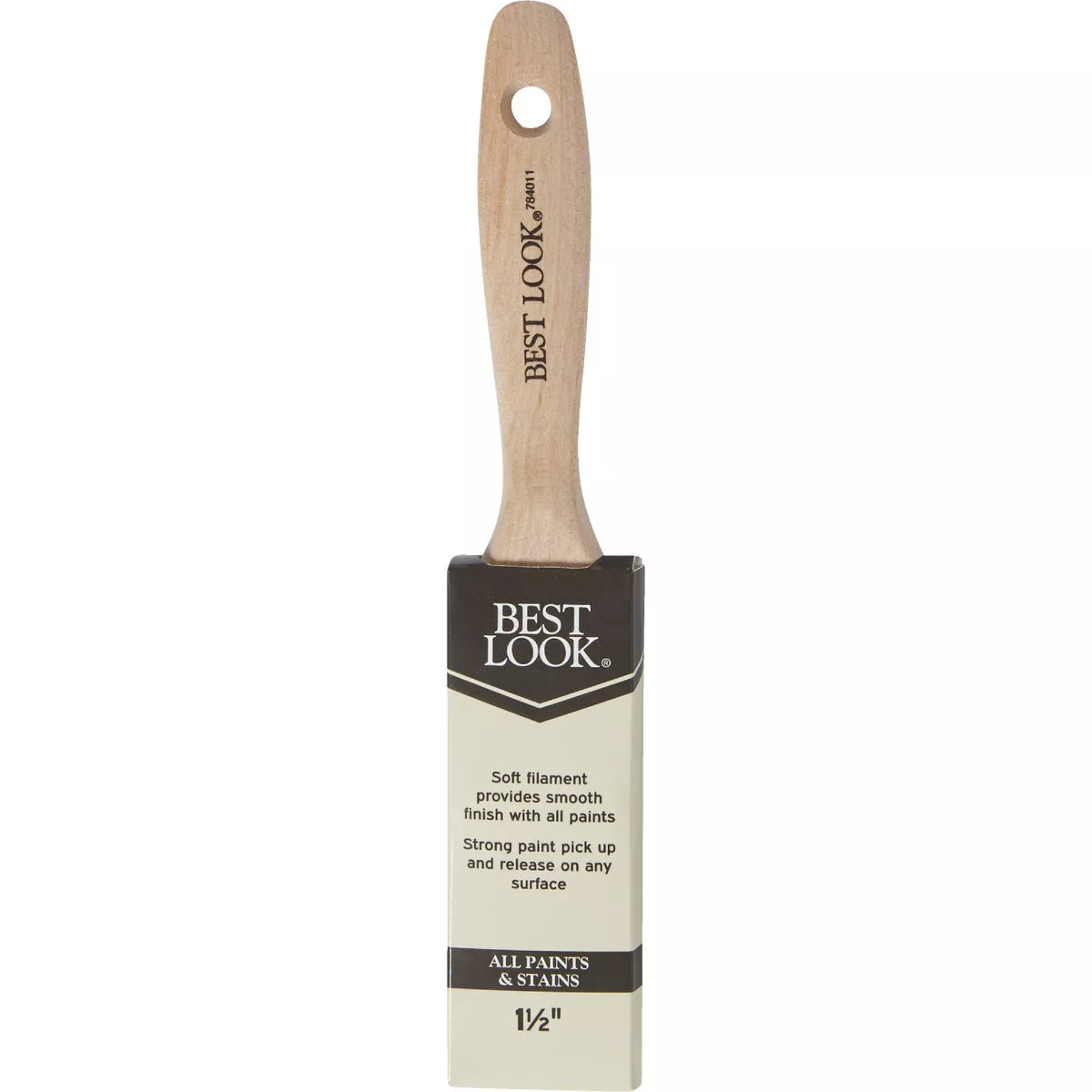 Best Look 1.5 In. Flat Polyester Paint Brush - photo 2