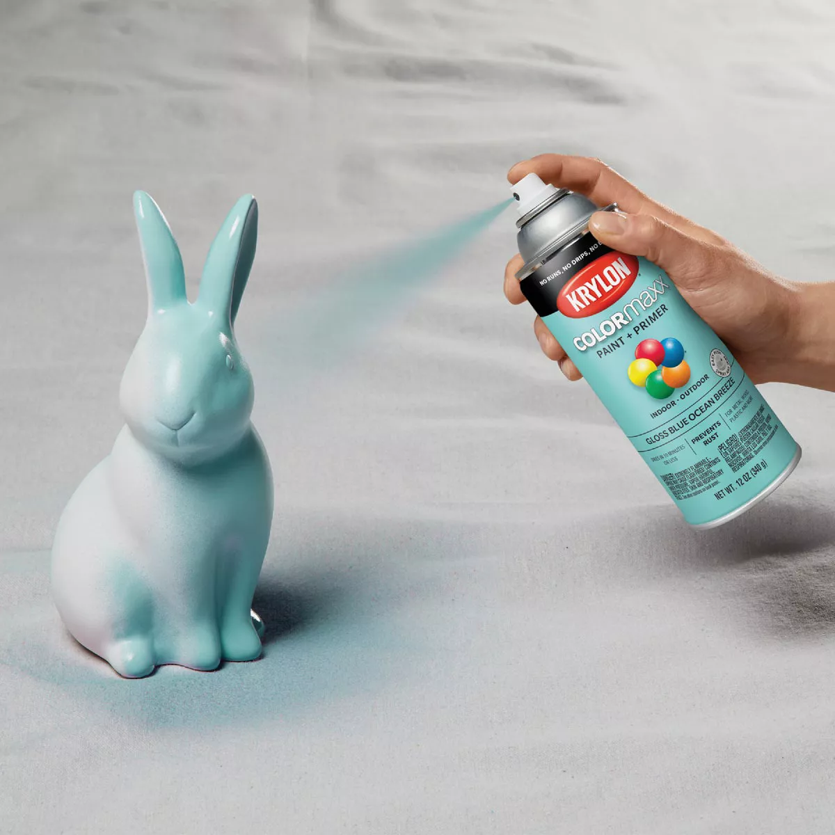 Krylon ColorMaxx 12 Oz. Gloss Spray Paint, Blue Ocean Breeze - photo 5