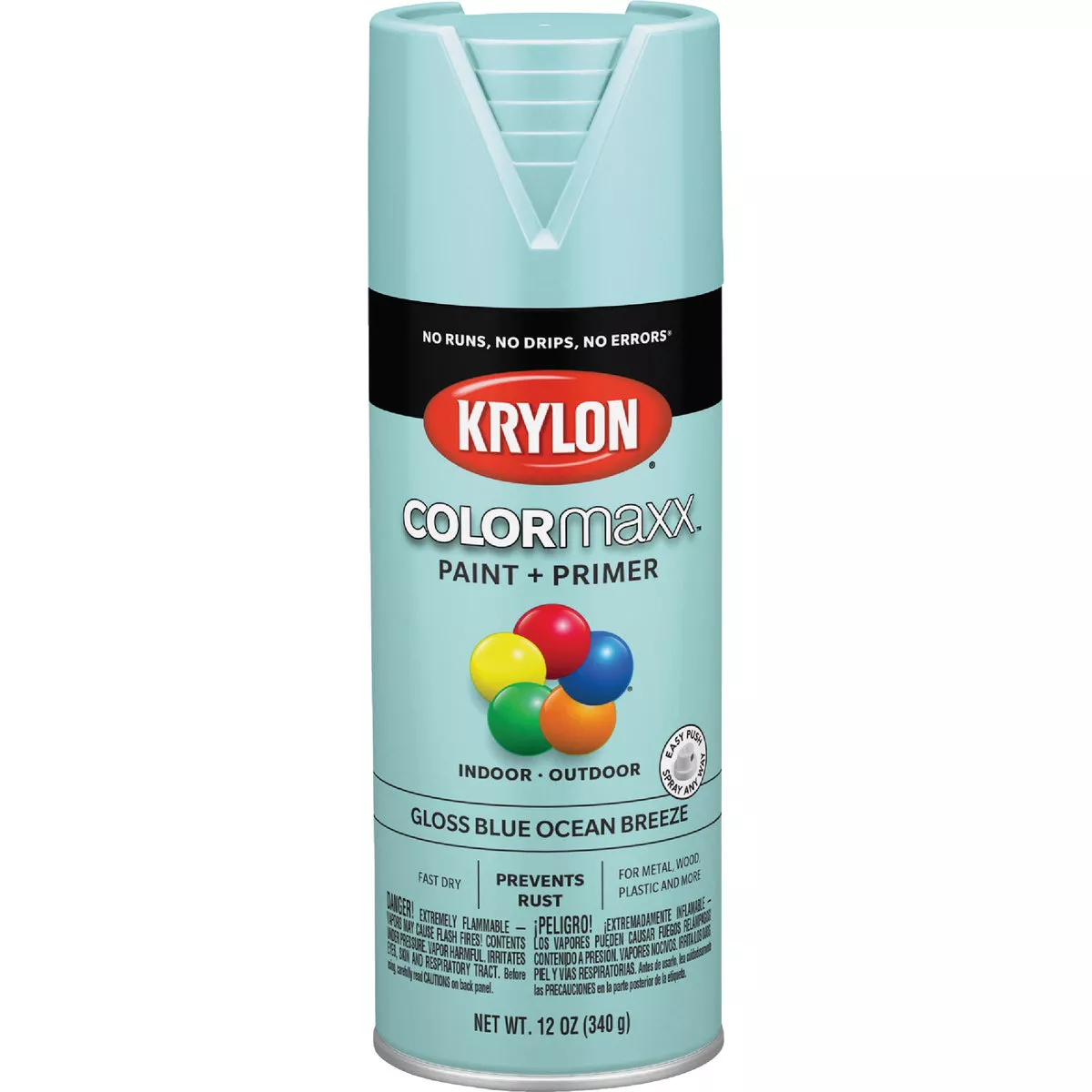 Krylon ColorMaxx 12 Oz. Gloss Spray Paint, Blue Ocean Breeze - photo 8