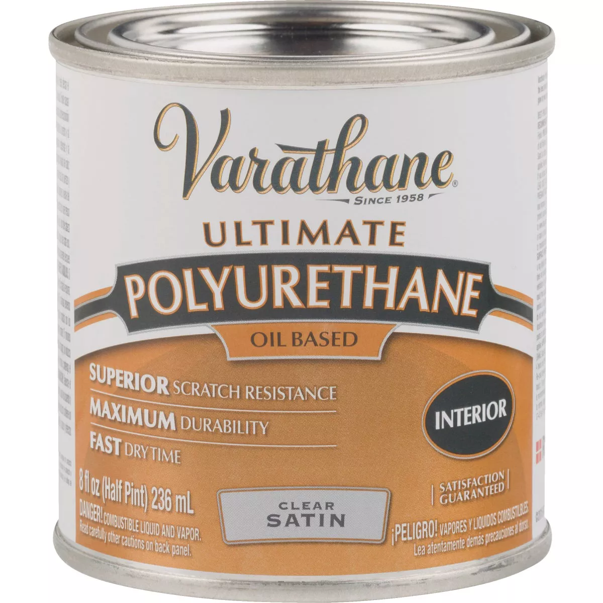 Varathane Satin Interior Polyurethane, 1/2 Pt. - photo 2
