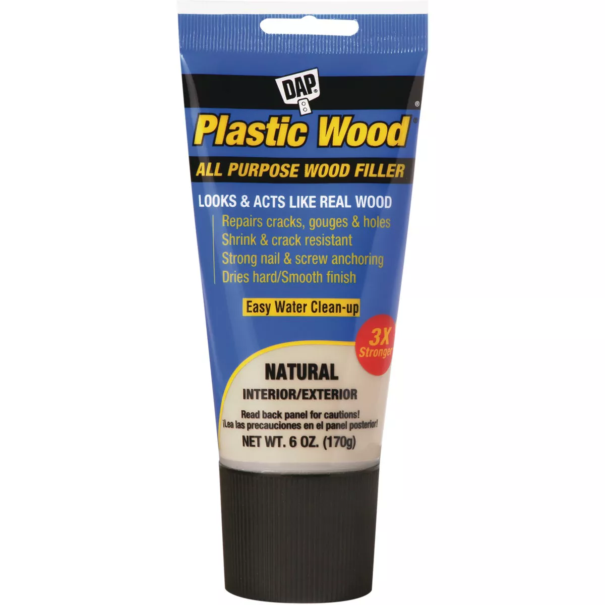 Dap Plastic Wood 6 Oz. Natural All Purpose Wood Filler