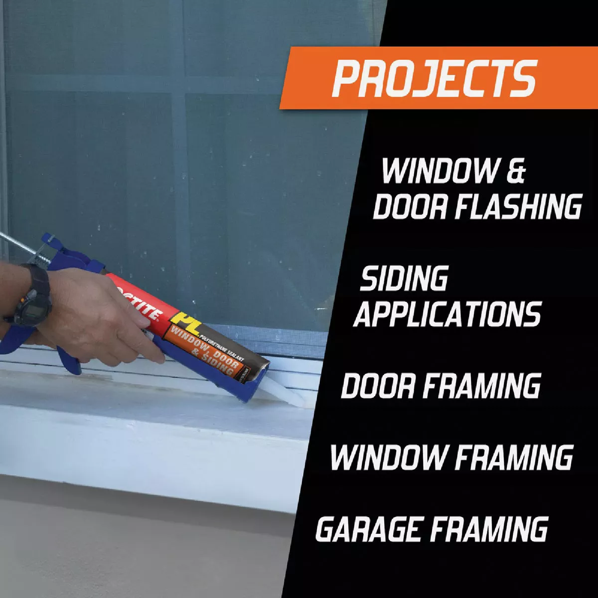 Loctite PL S40 10 Oz. Polyurethane Window, Door, & Siding Sealant, White - photo 5