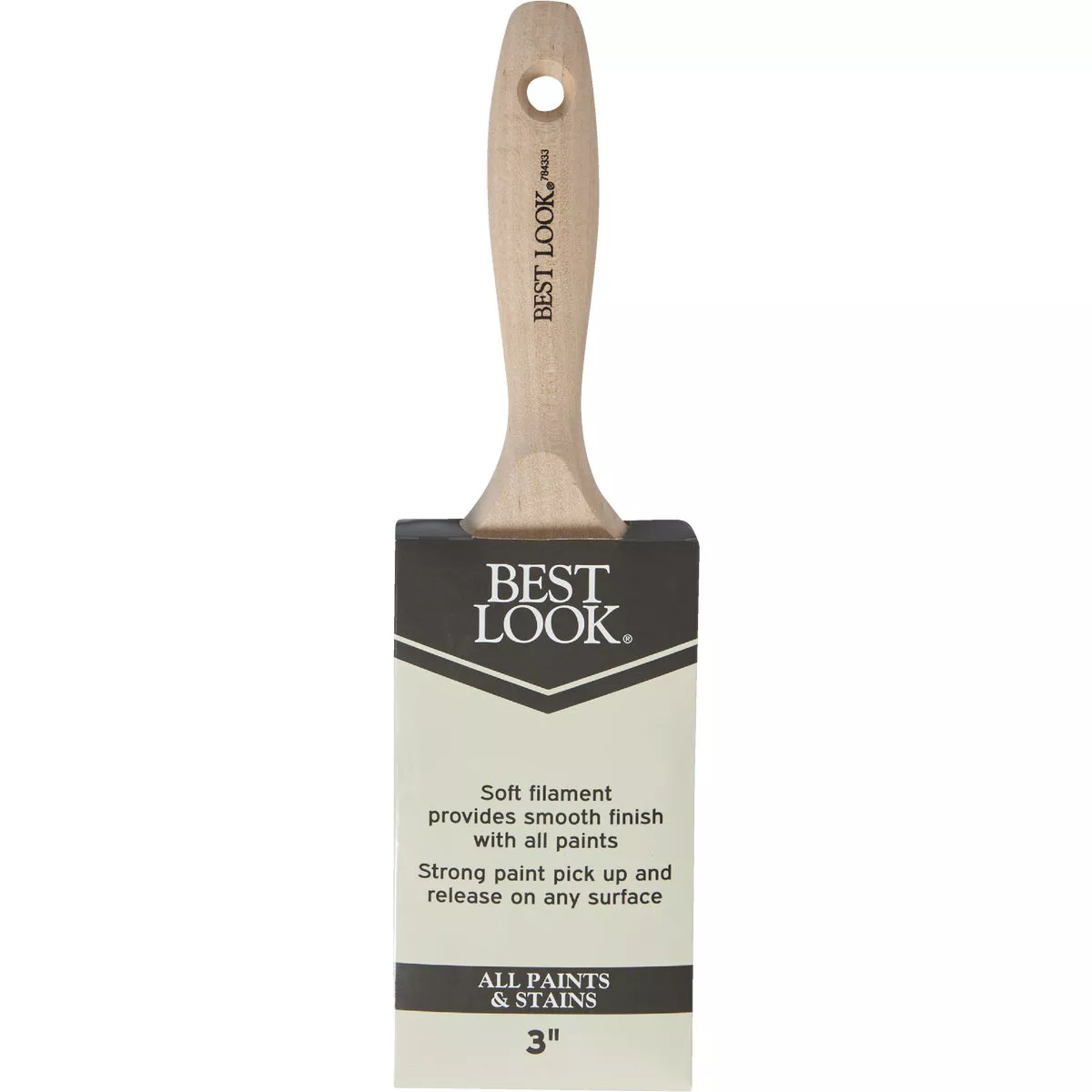 Best Look 3 In. Flat Polyester Paint Brush - photo 2