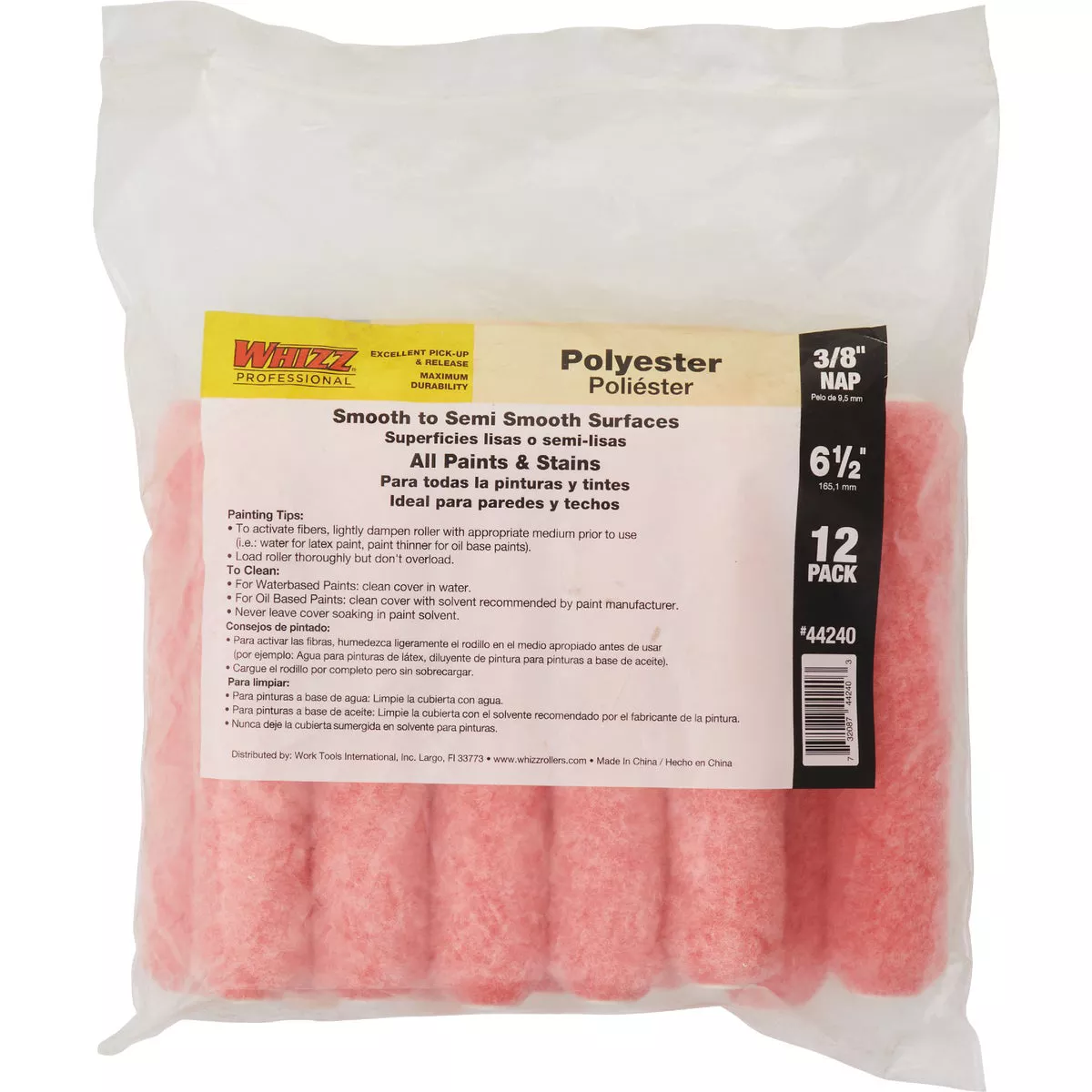 Whizz 6-1/2 In. x 3/8 In. Polyester Roller Cover (12-Pack) - photo 4