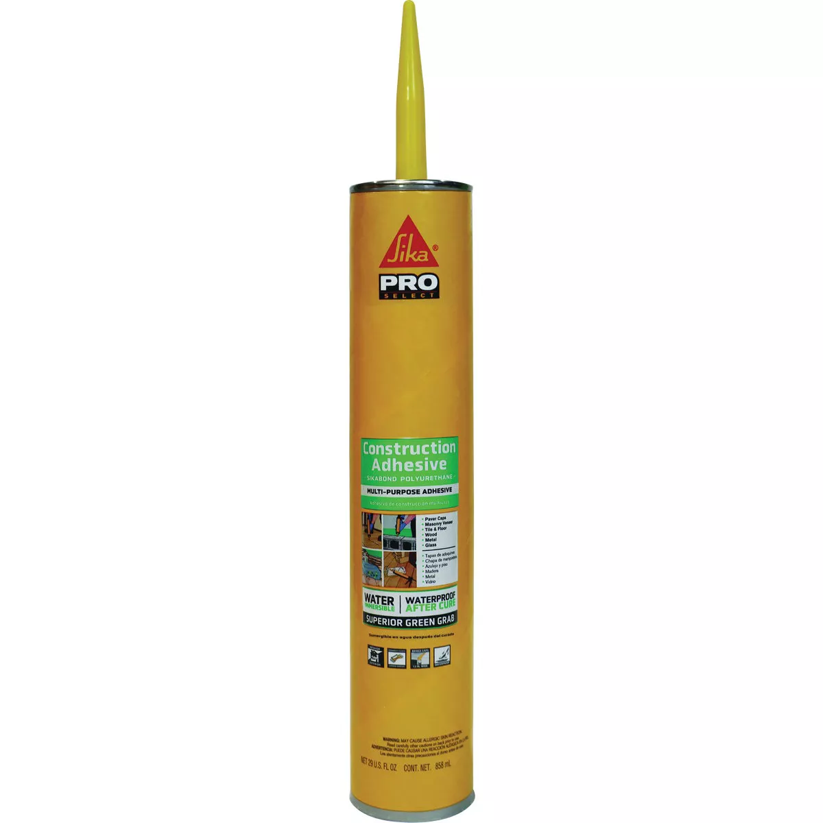 SikaBond 29 Oz. Multi-Purpose Elastic Polyurethane Construction Adhesive
