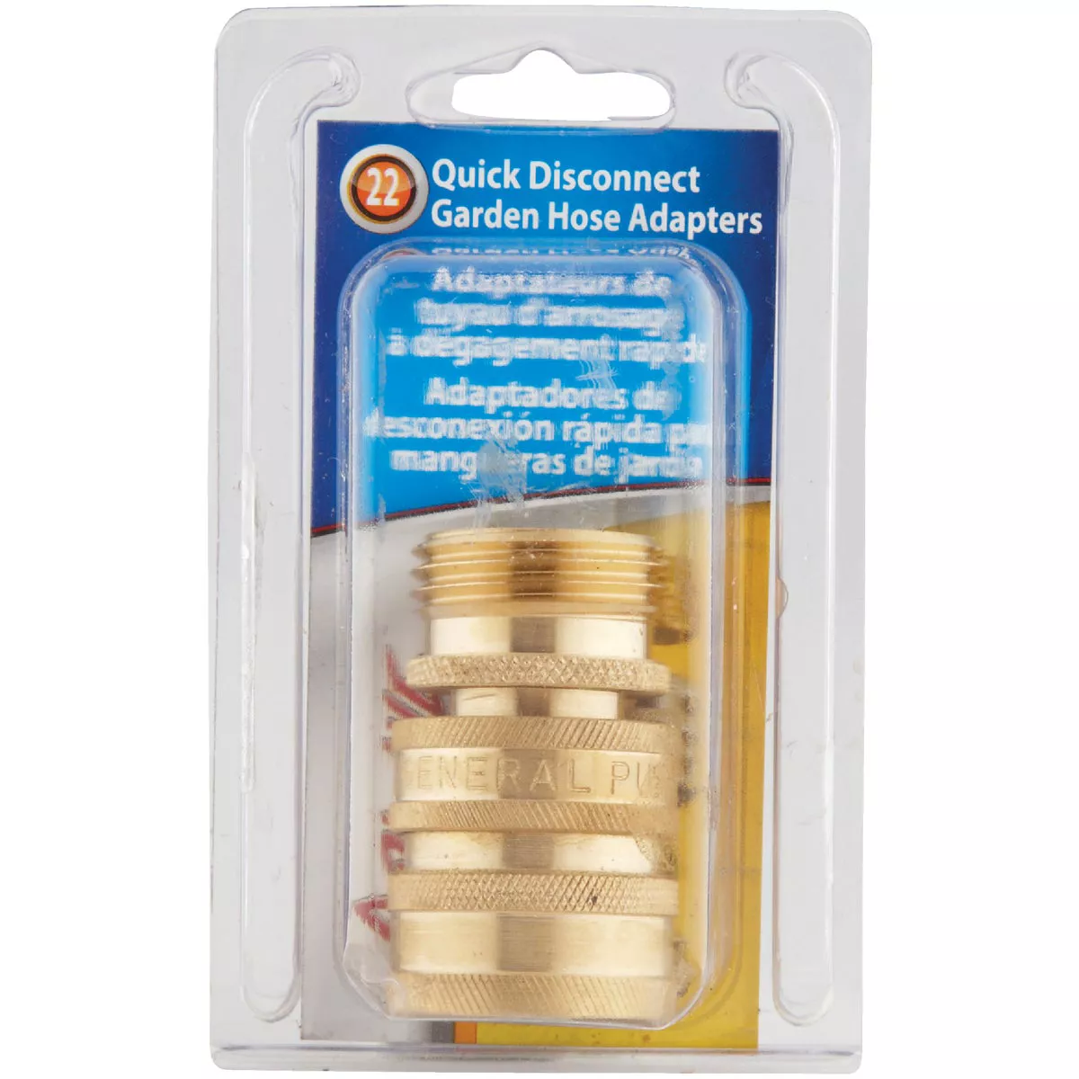 Apache 1 Male, 1 Female Brass Garden Hose Quick Connect Connector Set - photo 2