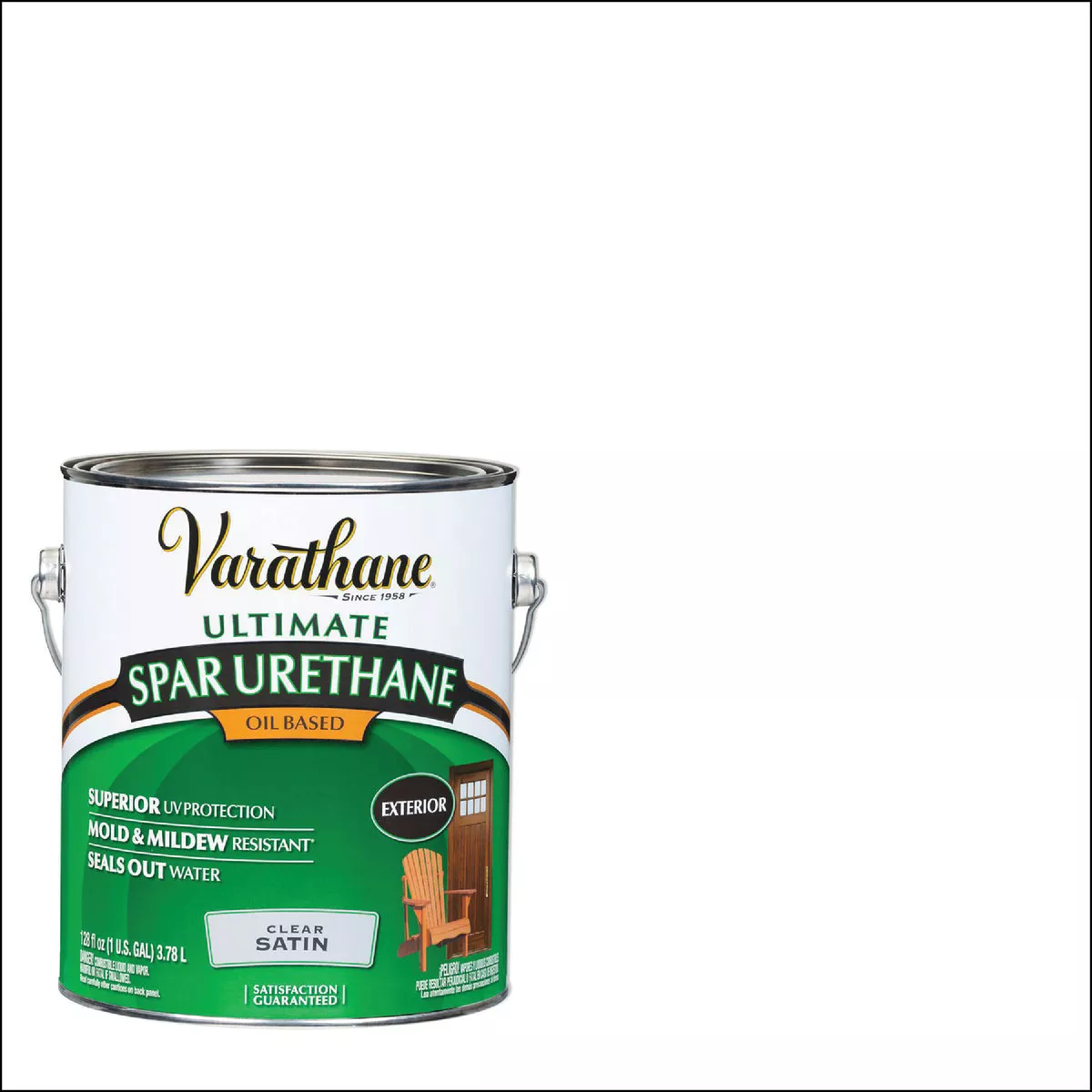 Varathane Satin Clear Exterior Spar Urethane, 1 Gal.