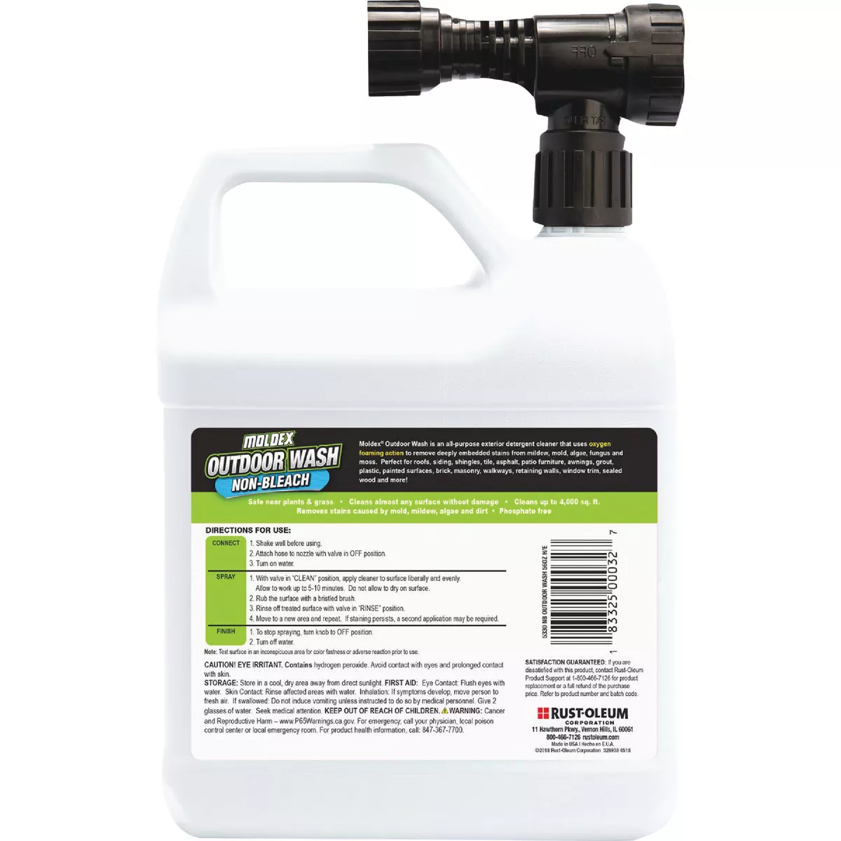 Moldex 64 Oz. Hose End Concentrate Outdoor Wash Mold Stain Remover - photo 2